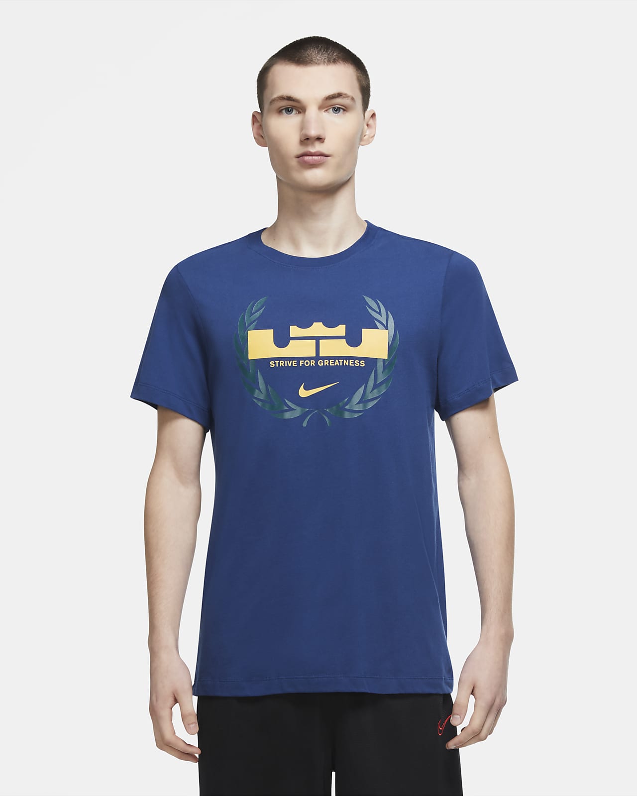 nike dri fit shirt blue