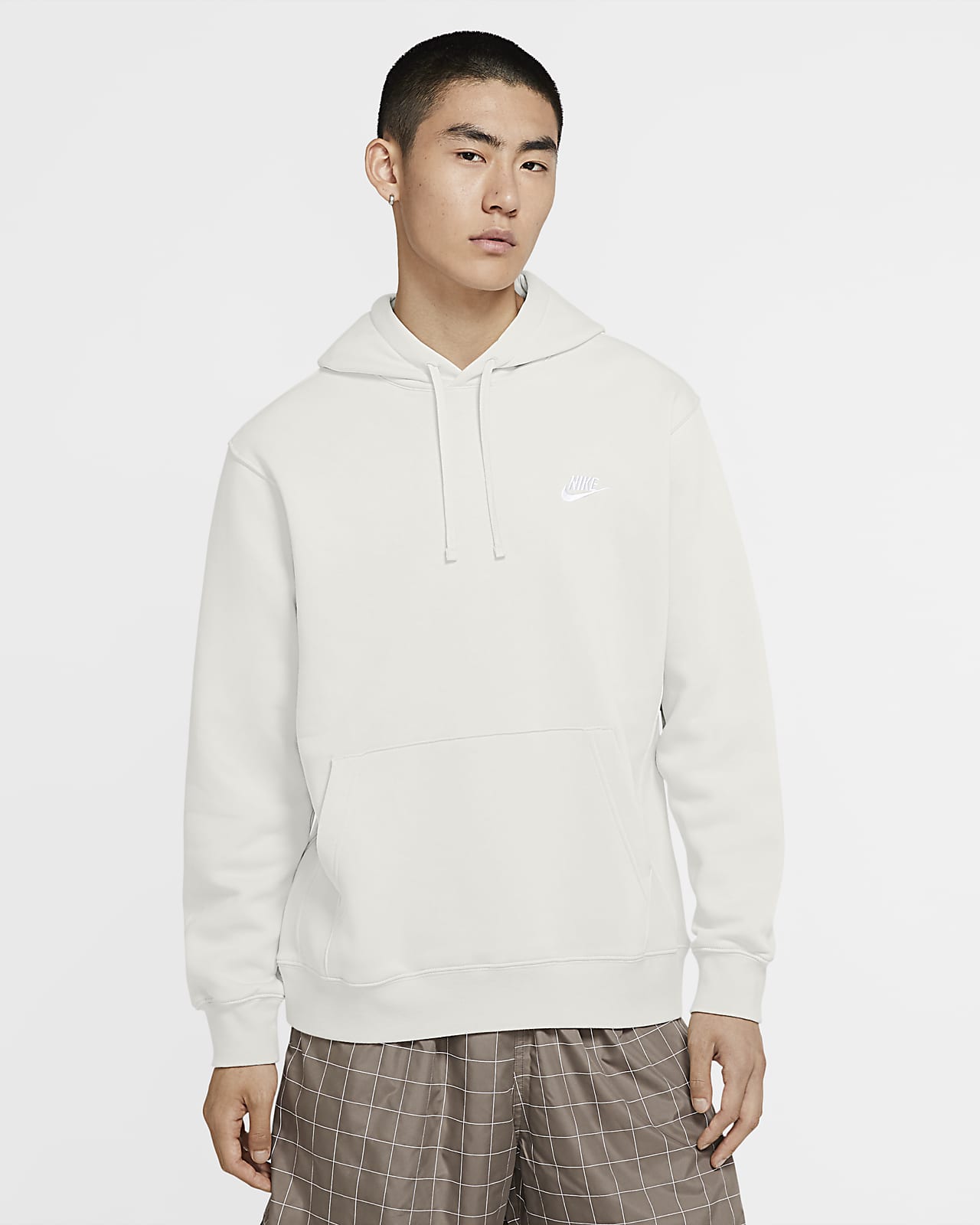nike men's nike sportswear club fleece pullover hoodie