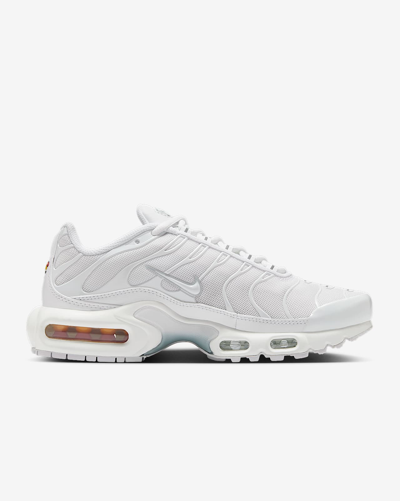 nike air max plus women's white and red