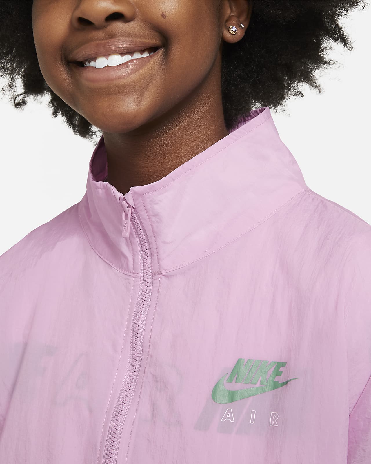 nike air pink jacket