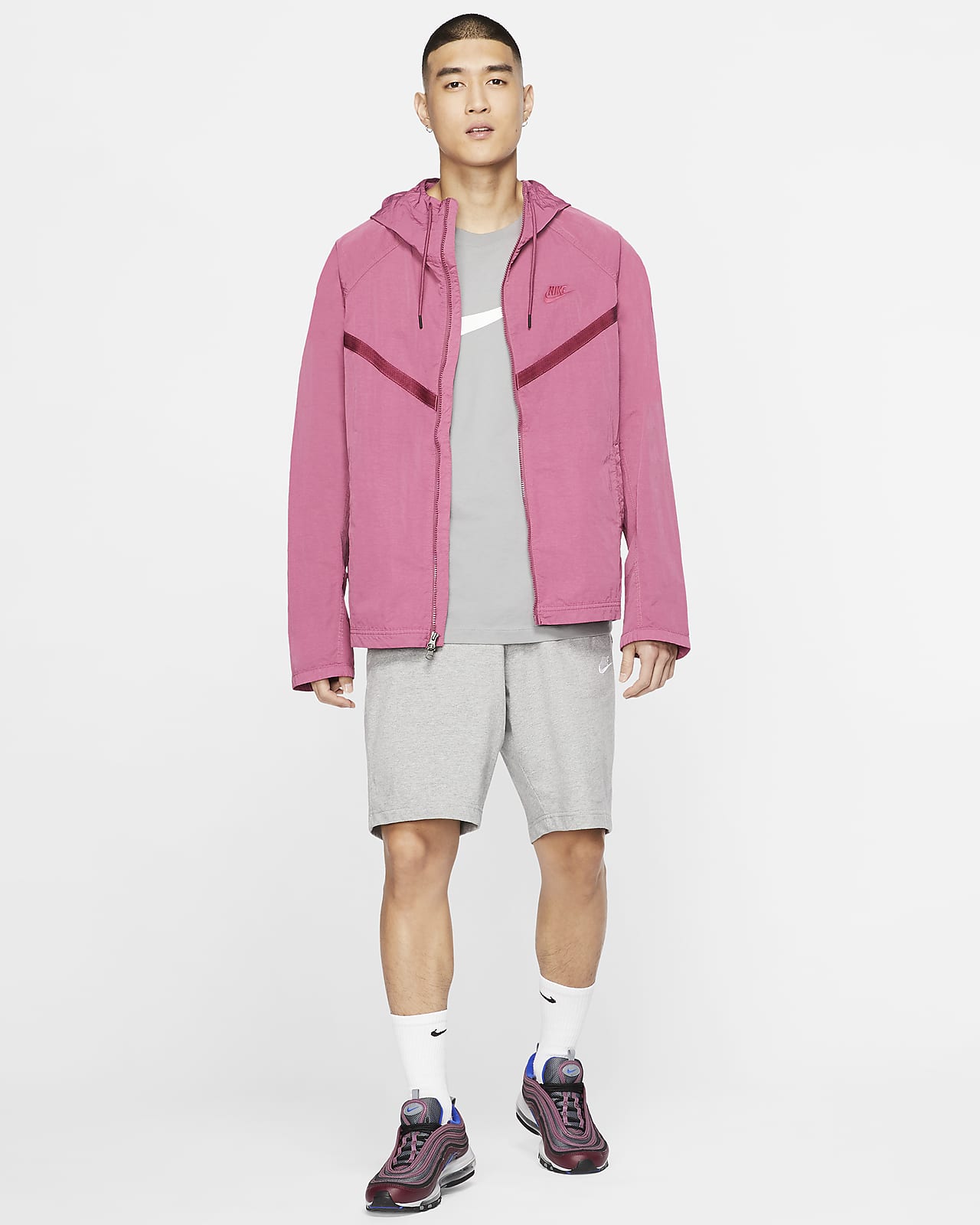 nike sportswear club fleece shorts pink