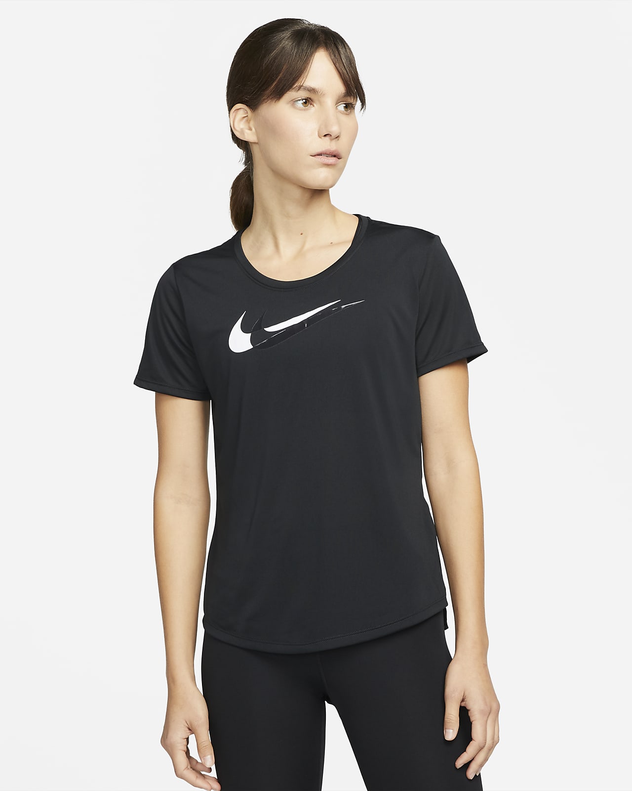 wapenkamer Uitgaand noodzaak Nike Dri-FIT Swoosh Run Hardlooptop met korte mouwen voor dames. Nike BE