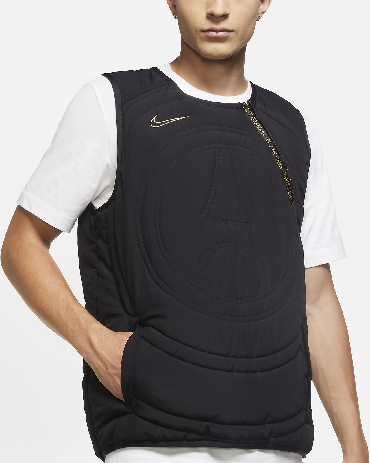 piumino smanicato nike uomo