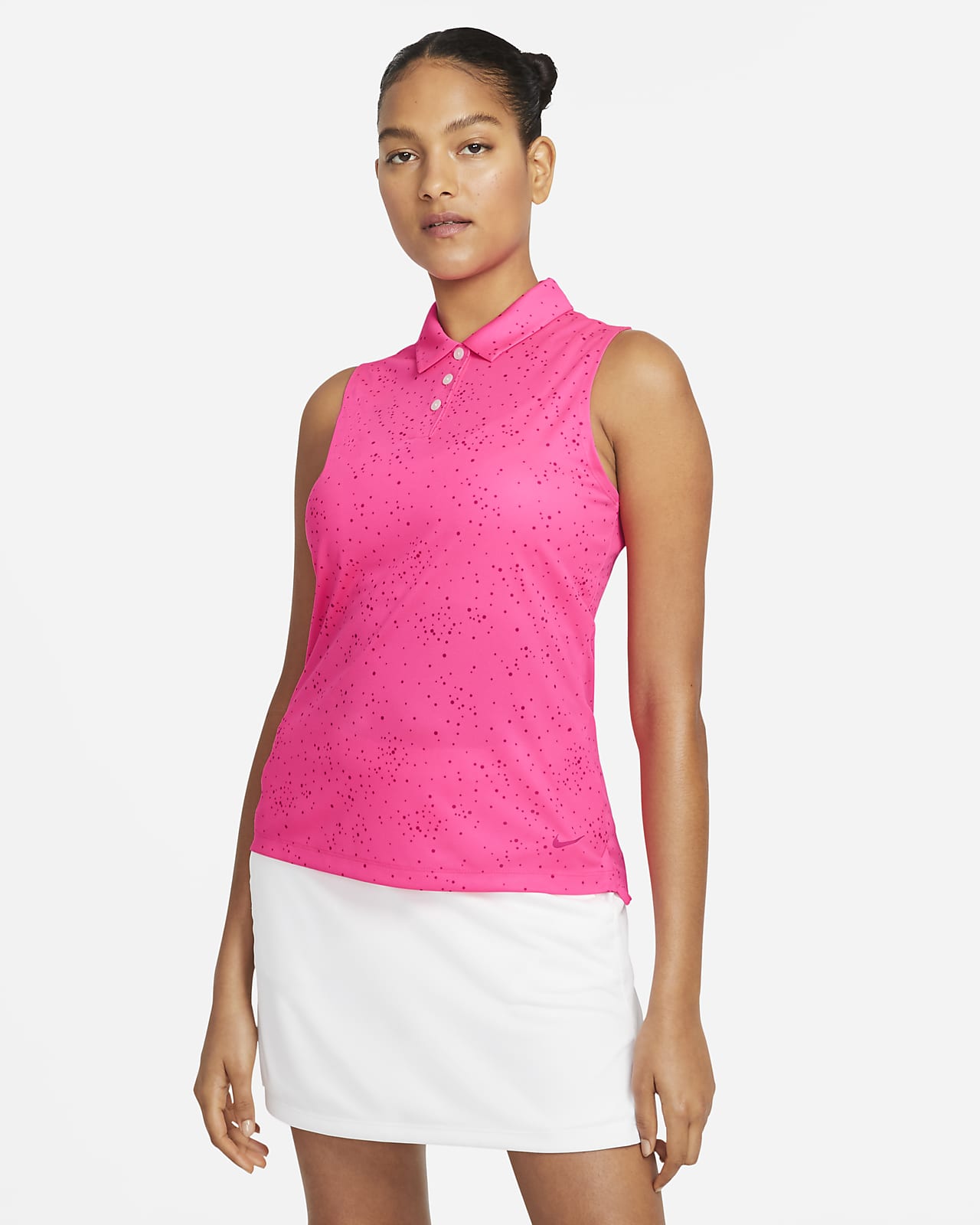 nike women's sleeveless polo shirts