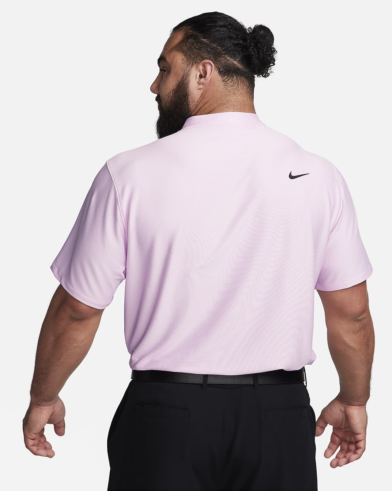 Pink nike golf outlet shirt mens