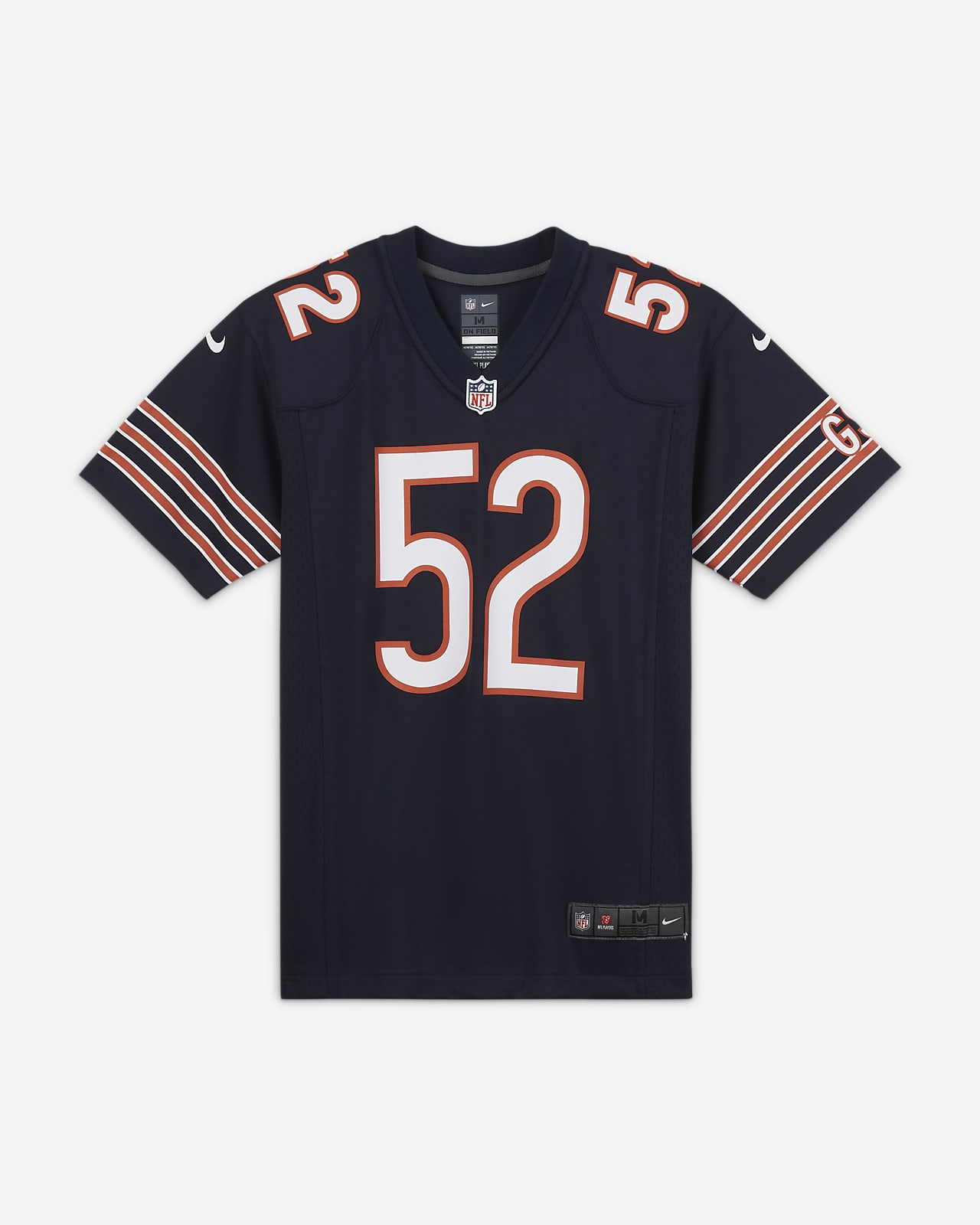 Nike Chicago Bears No52 Khalil Mack Anthracite Salute to Service Youth Stitched NFL Limited Therma Long Sleeve Jersey
