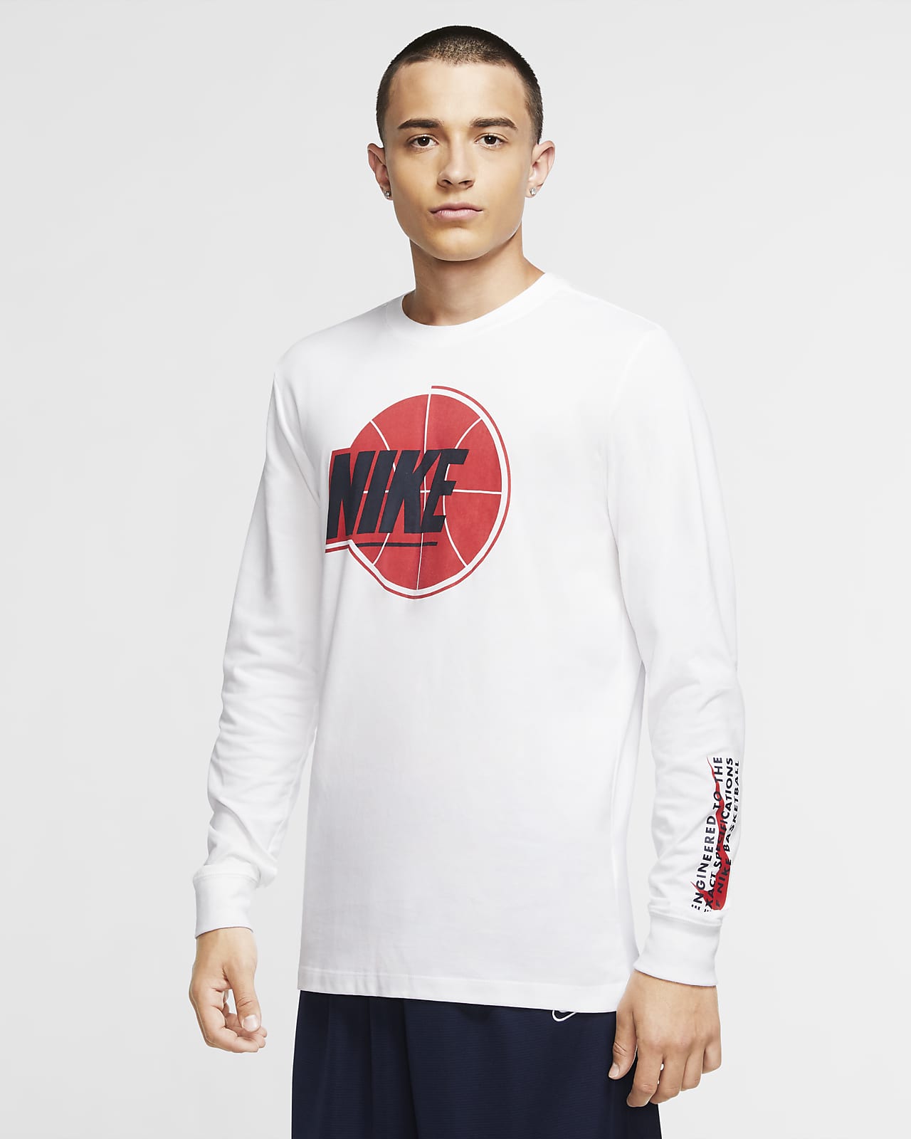 Basketball Long-Sleeve T-Shirt. Nike 