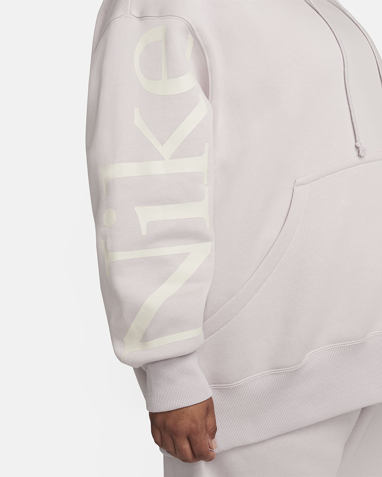 Nike Women's Sportswear Club Fleece Logo Pullover Hoodie, Pink Oxford,  X-Large at  Women's Clothing store