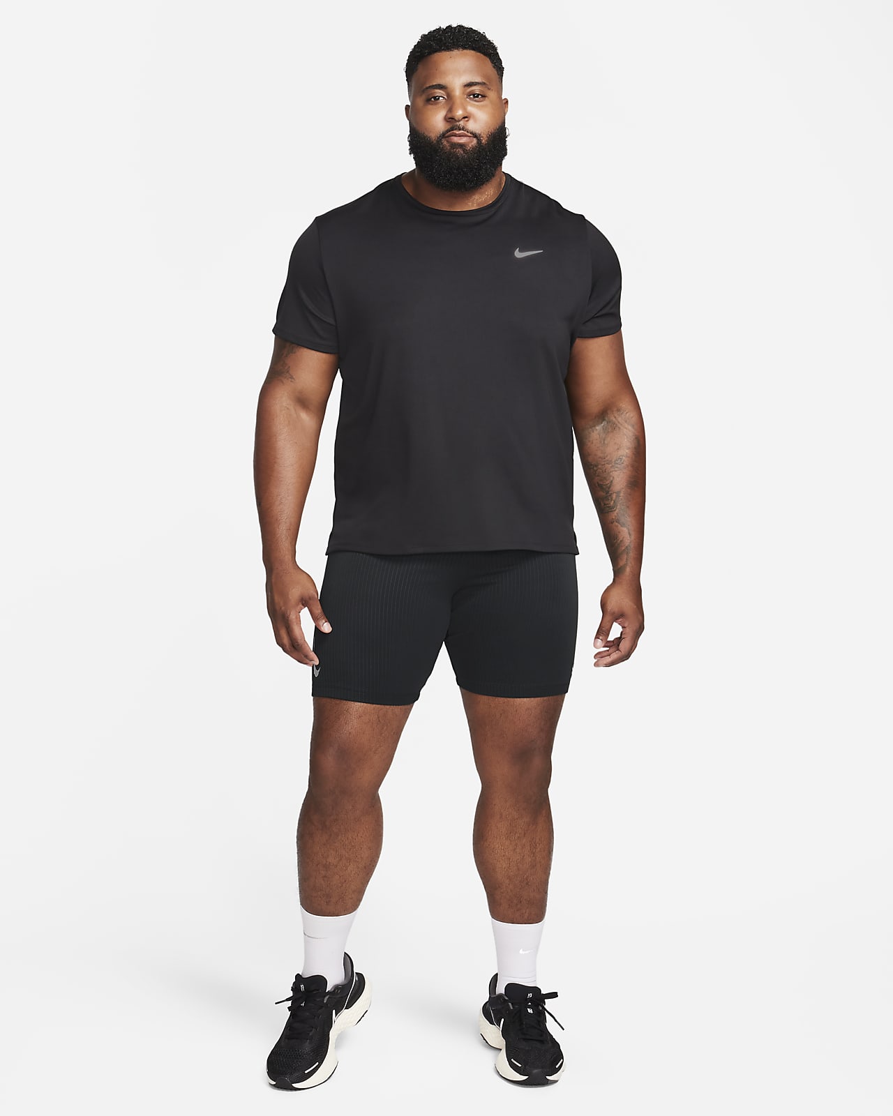 Nike Aeroswift Men's Half Tights Men 4XL-T Black Polar Mineral White DM4622  017