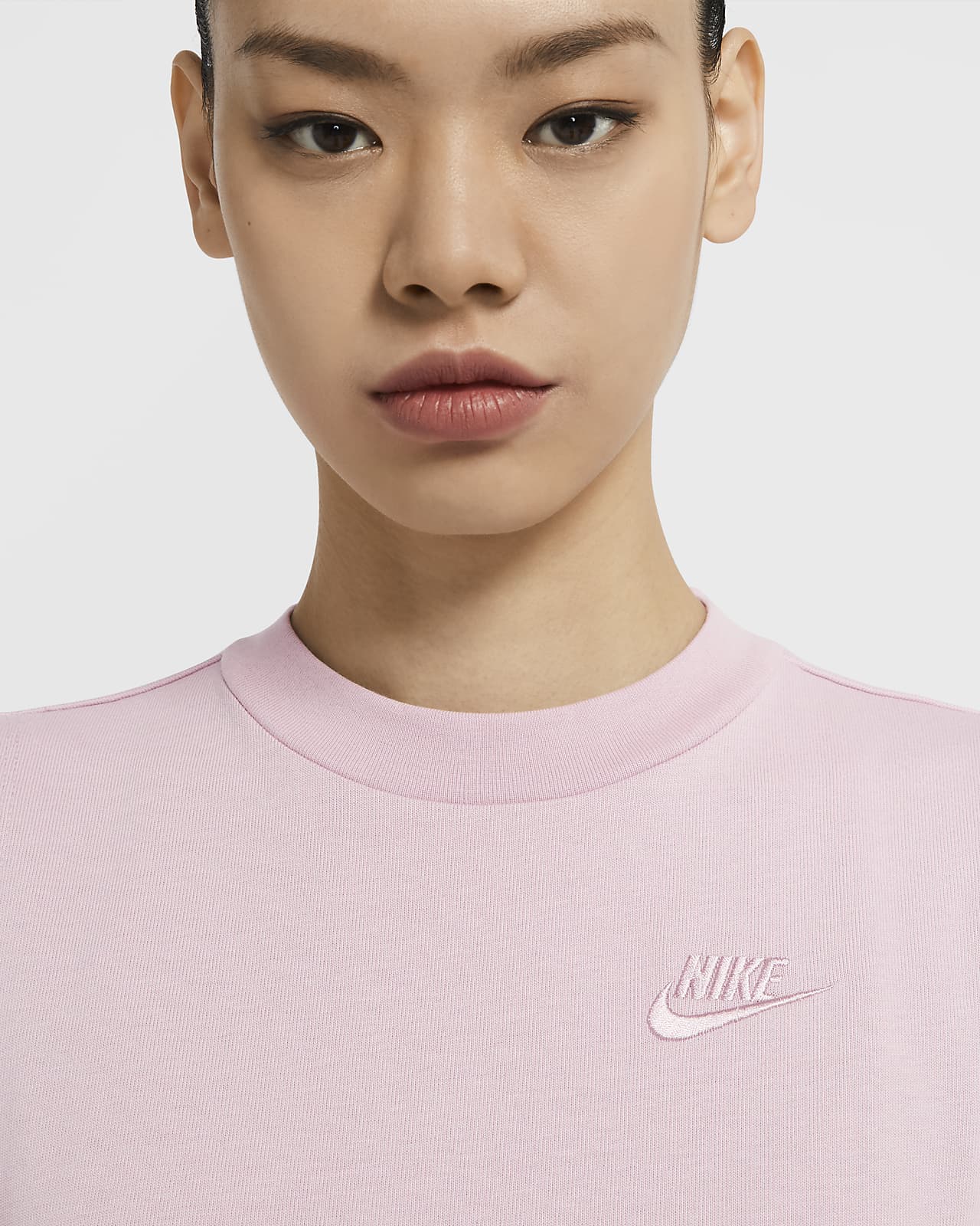 plum chalk nike shirt
