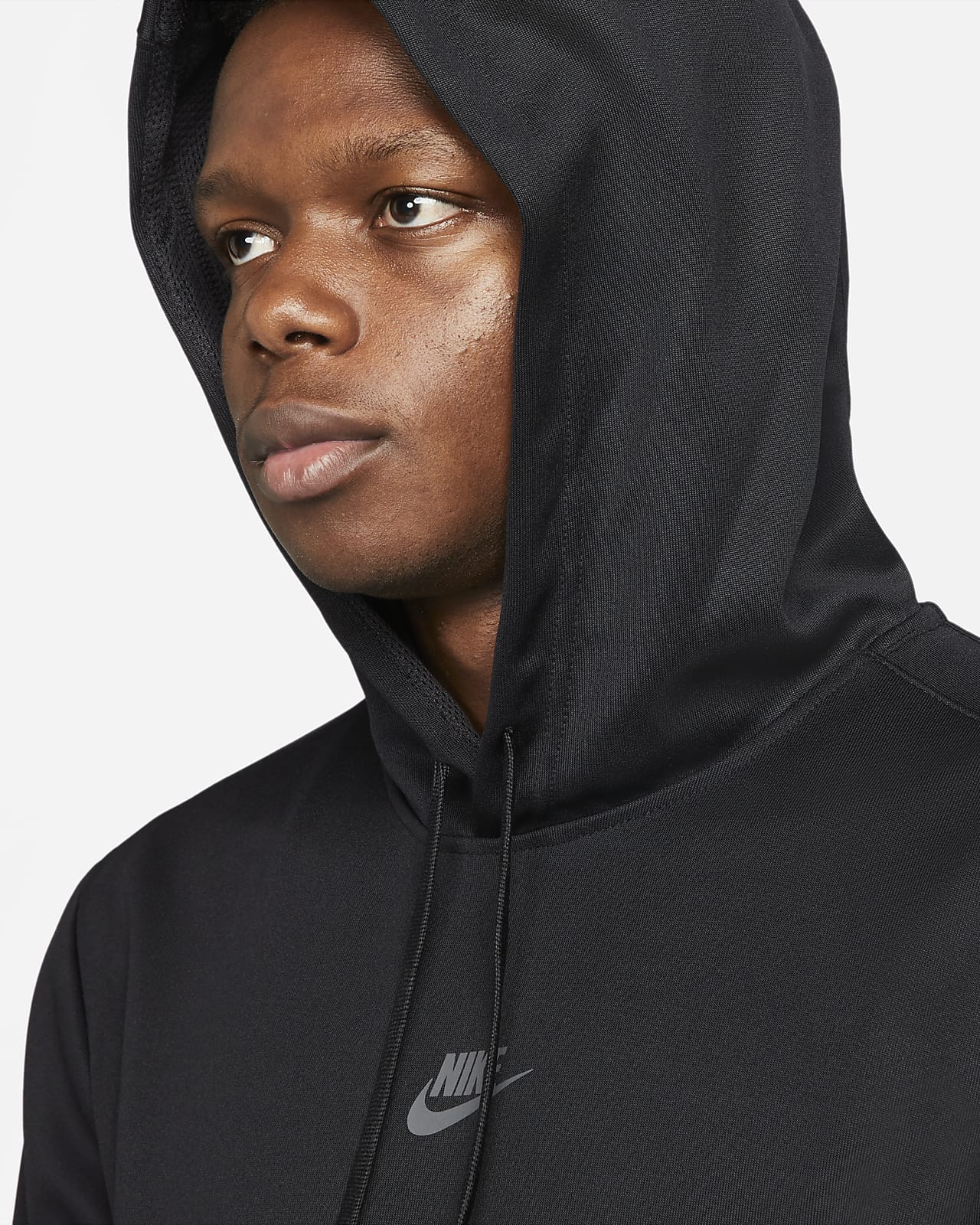 nike international hoodie grey