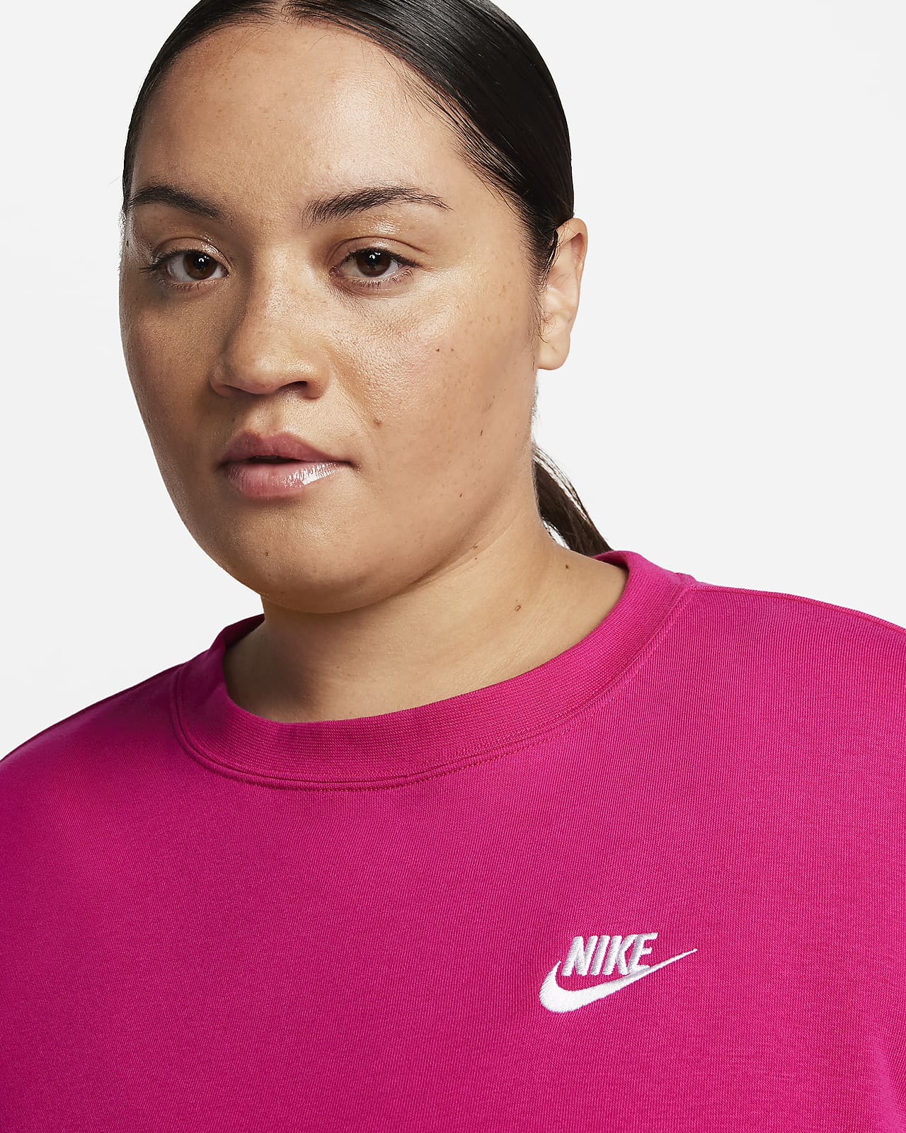 Women's Nike Sportswear French Terry Crop Fleece Crewneck Sweatshirt