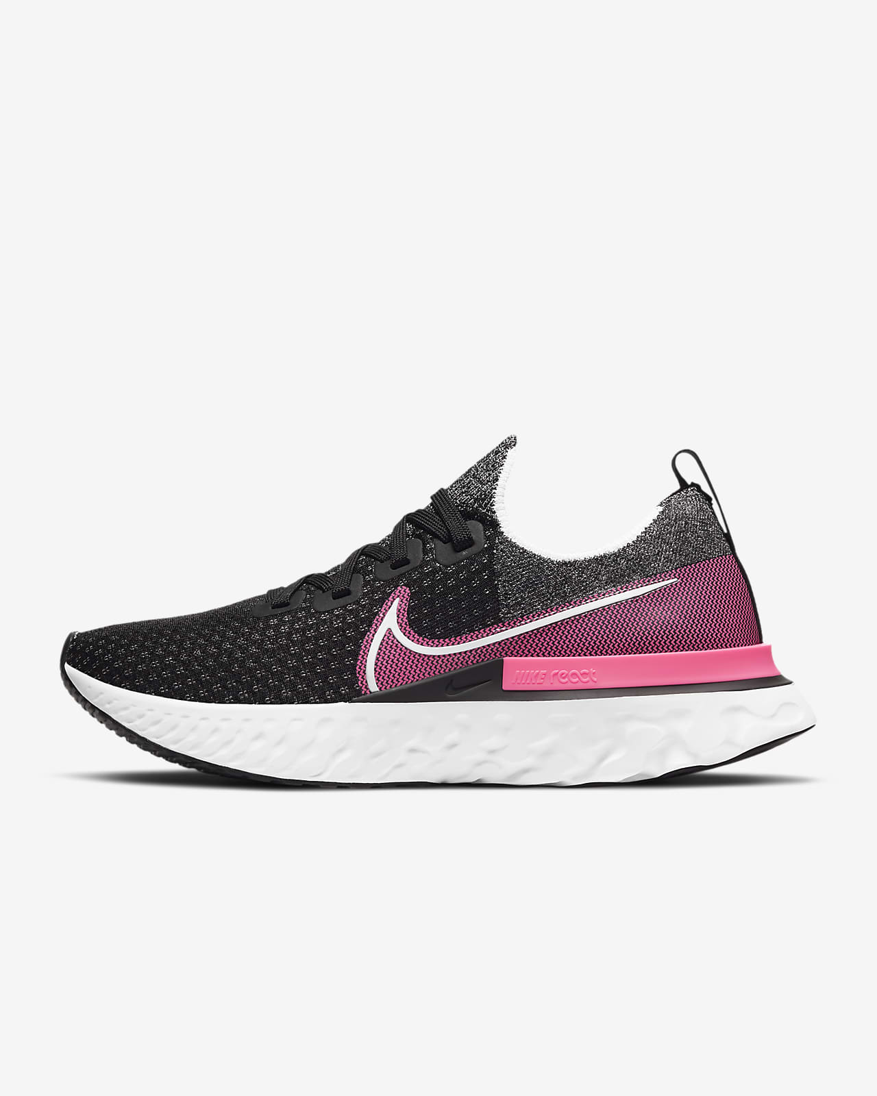 nike womens running shoes black and pink