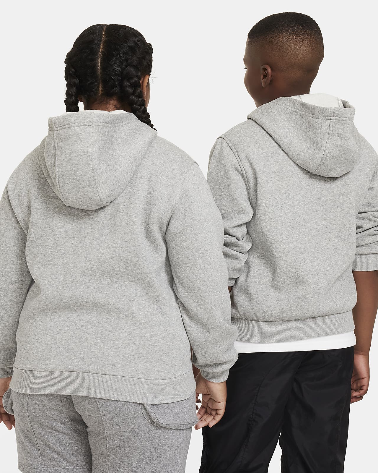 Nike Sportswear Club Fleece Big Kids Hoodie Extended Size . Nike