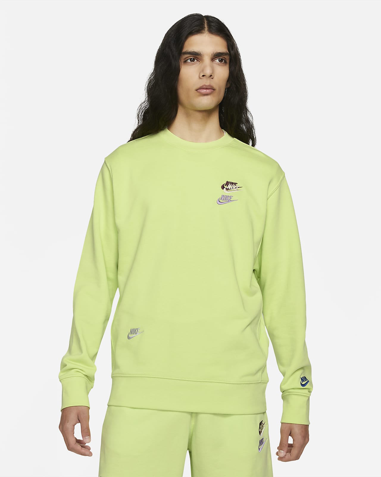 french terry crew nike