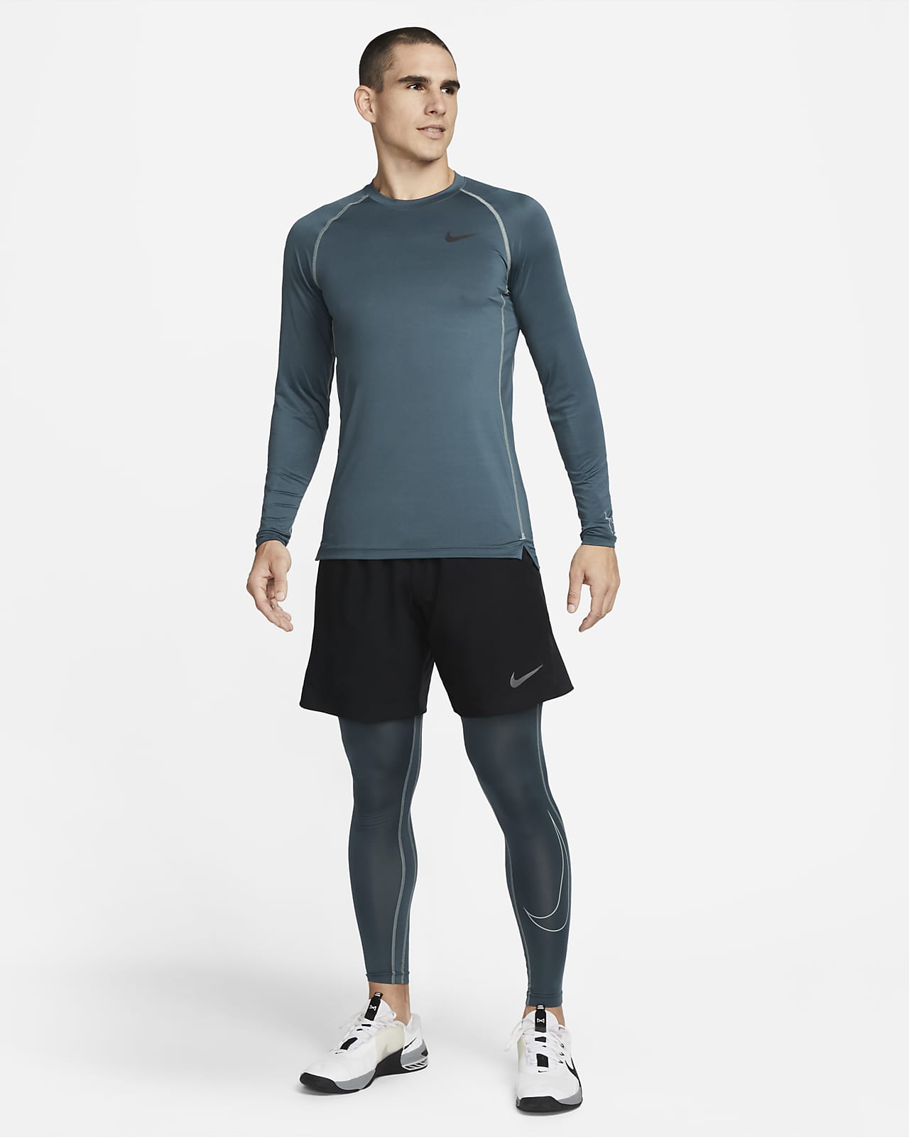 Kilometers Torches story Nike Pro Dri-FIT Men's Slim Fit Long-Sleeve Top. Nike.com