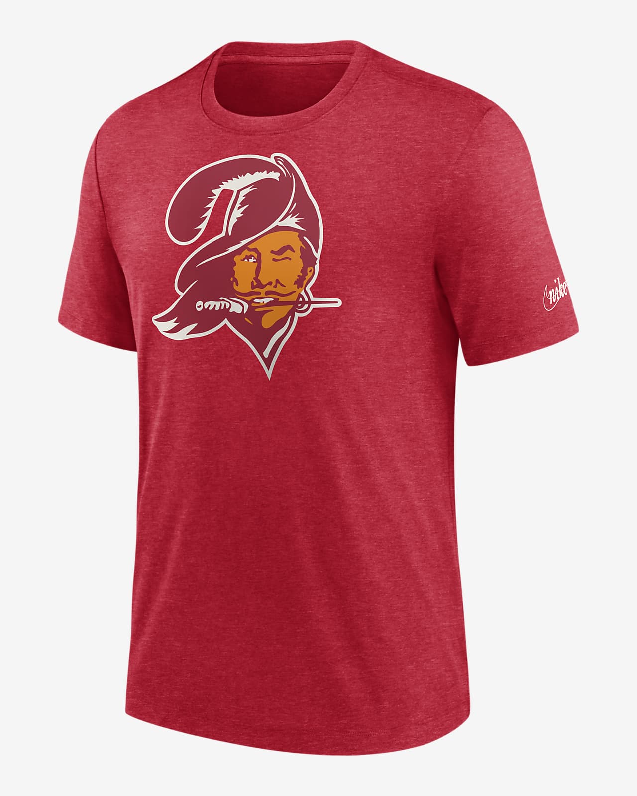 Tampa Bay Buccaneers Rewind Logo Nike Men's NFL T-Shirt in Red, Size: Small | NJFDEX489YV-067