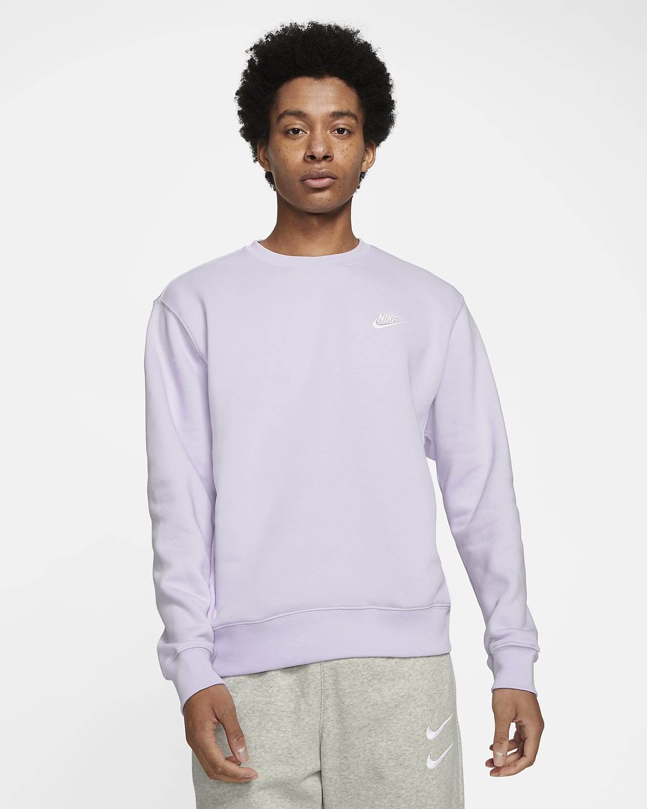 men's nike sportswear club fleece crewneck sweatshirt