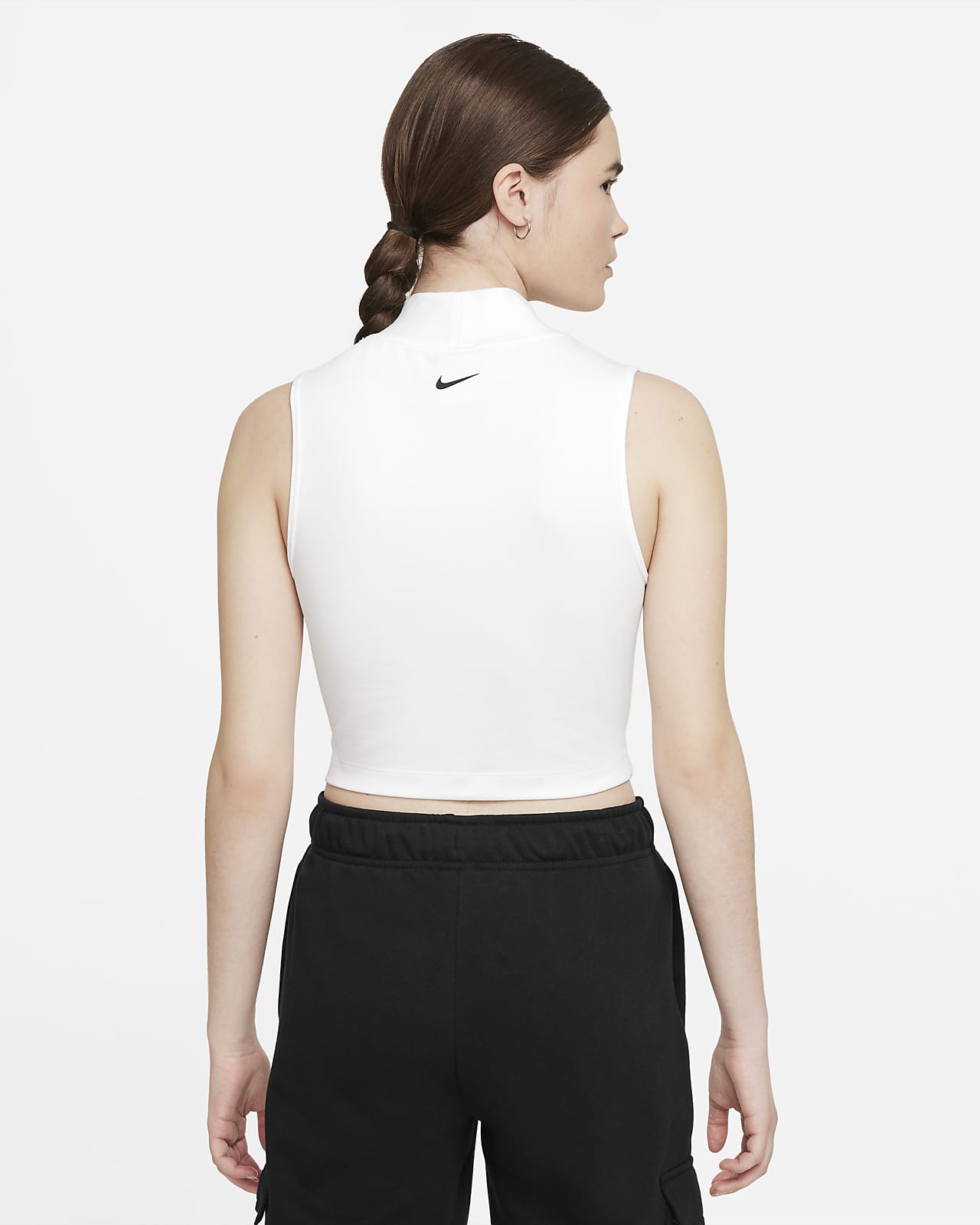 nike mock neck tank