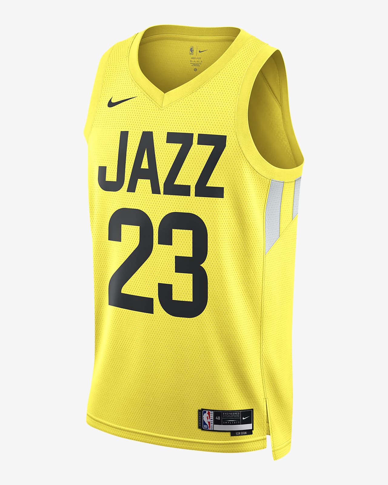 Nike Utah Jazz Pants Size XL Grey Men's Basketball Warm Ups DRI