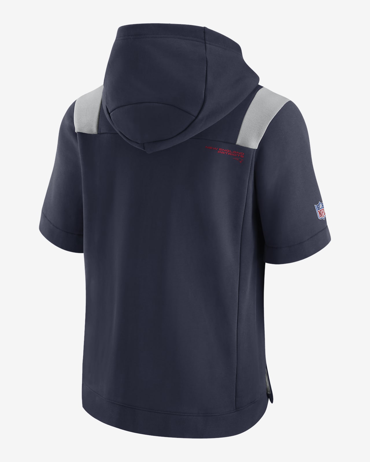 new england patriots short sleeve hoodie