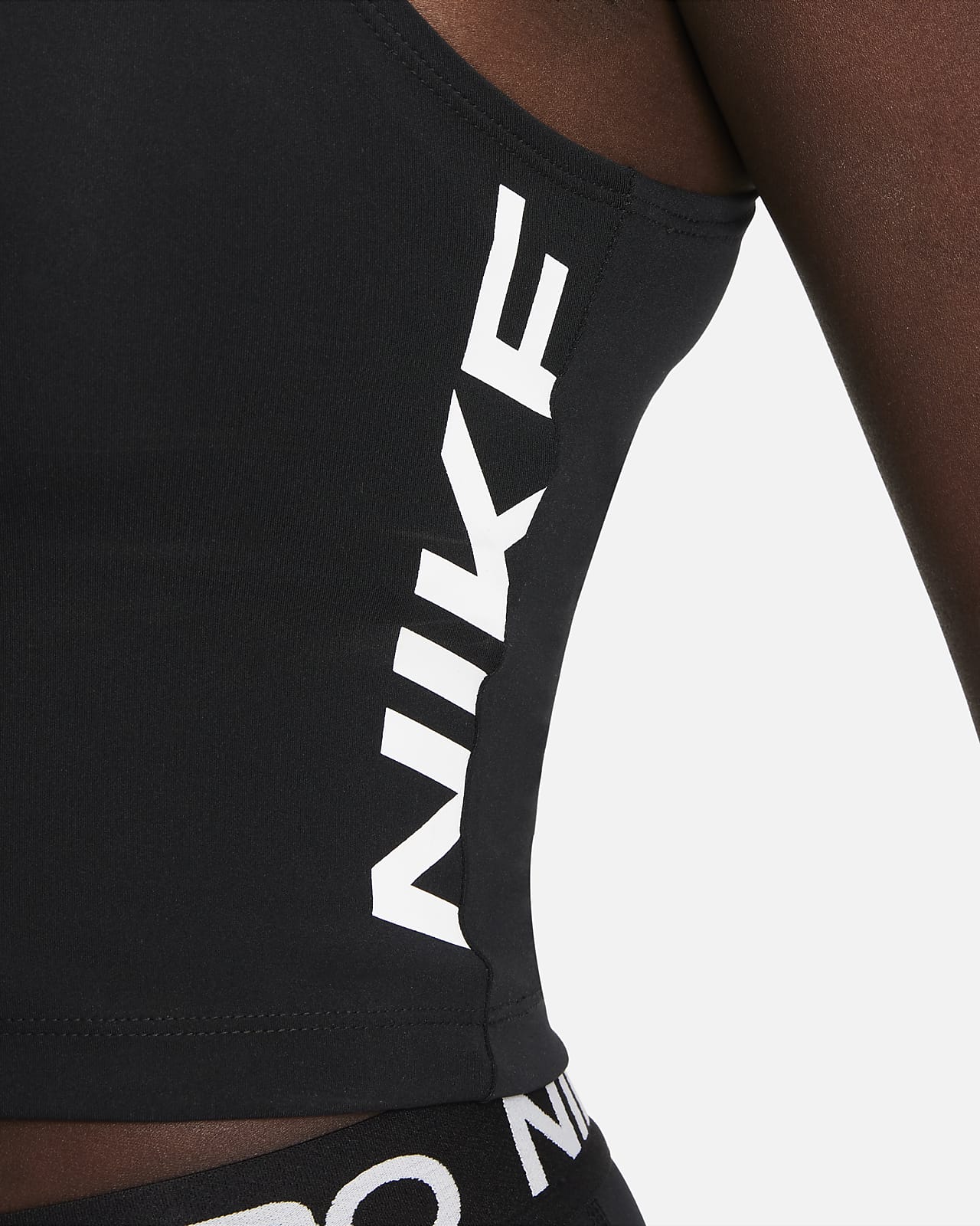 Nike Pro DriFIT Women's Cropped Graphic Tank. Nike IE