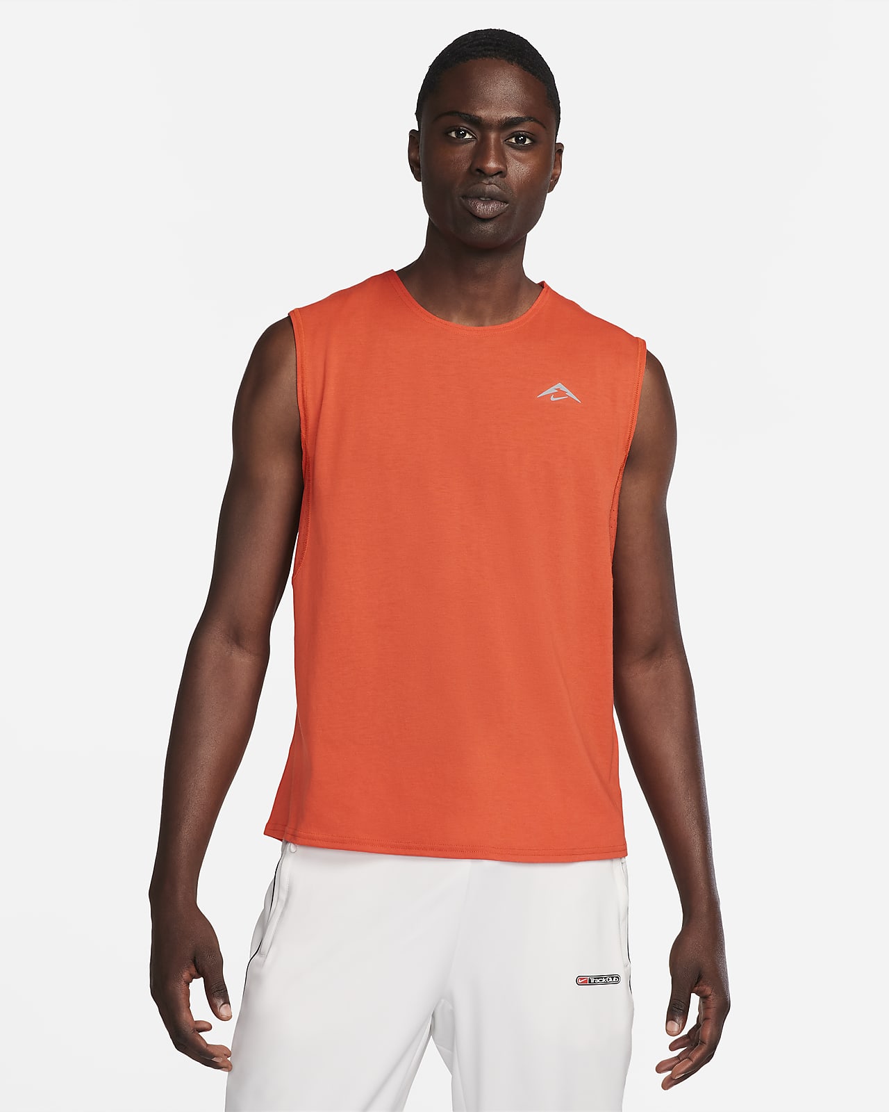 Ανδρική αμάνικη μπλούζα Dri-FIT για τρέξιμο Nike Solar Chase