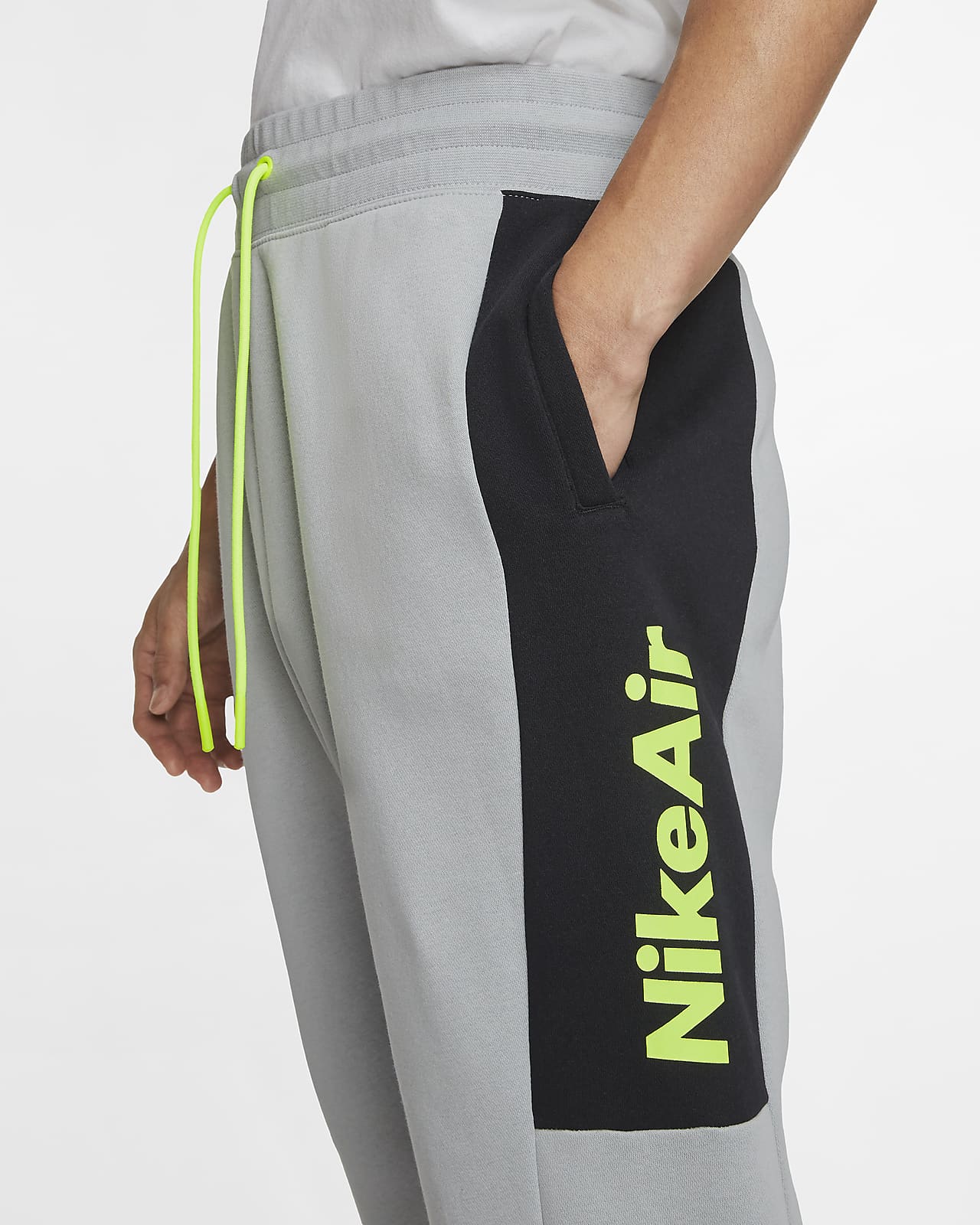 nike air leg logo track pants