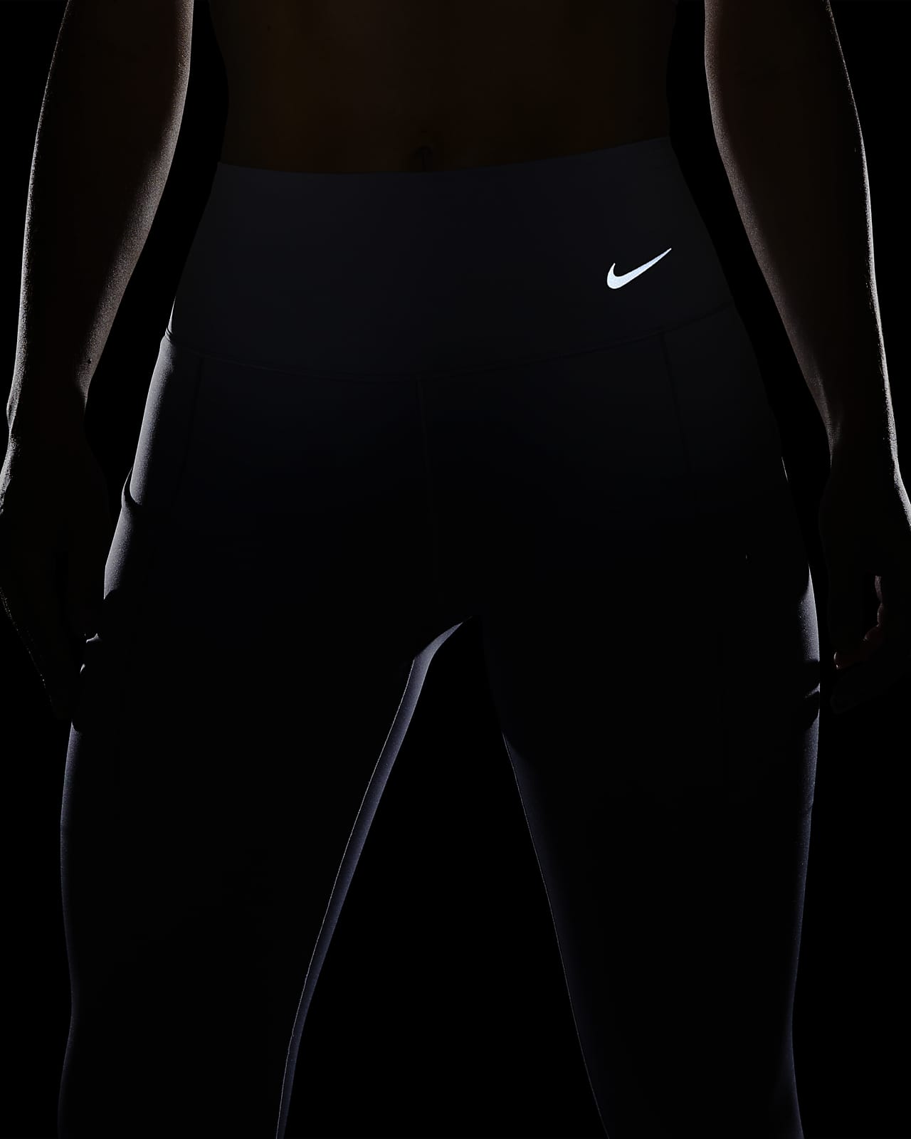 Nike Go Women's Firm-Support Mid-Rise Full-Length Leggings with Pockets.  Nike IE
