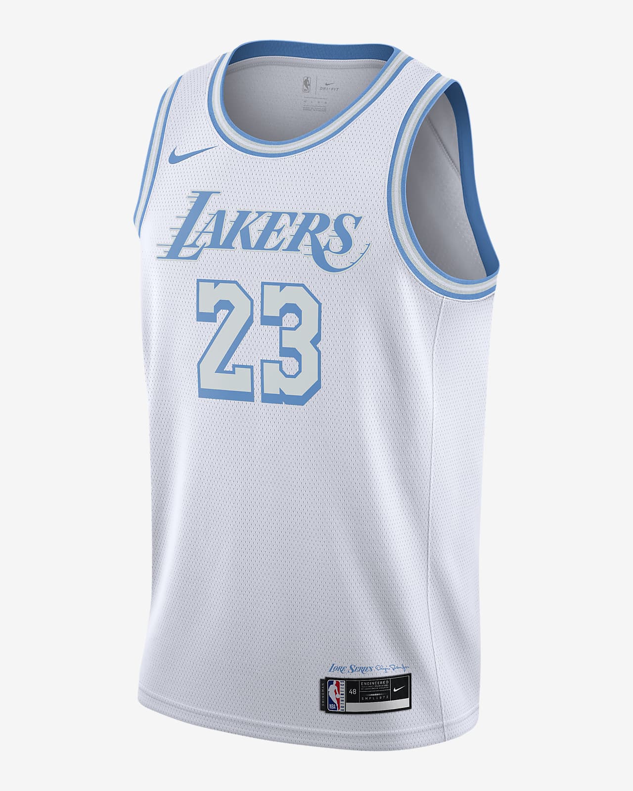 Los Angeles Lakers City Edition Nike NBA Swingman Jersey. Nike SI