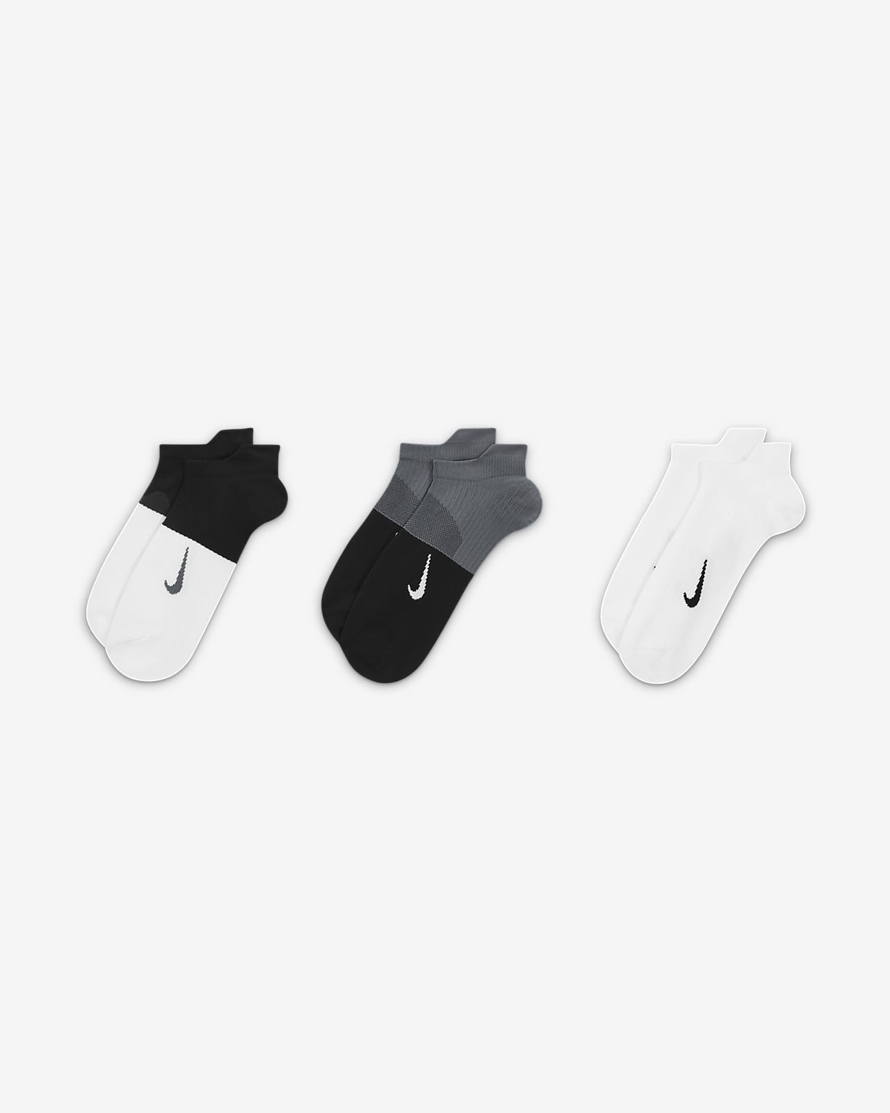 Nike Everyday Plus Lightweight Women's Training No-Show Socks (3 Pairs).  Nike LU