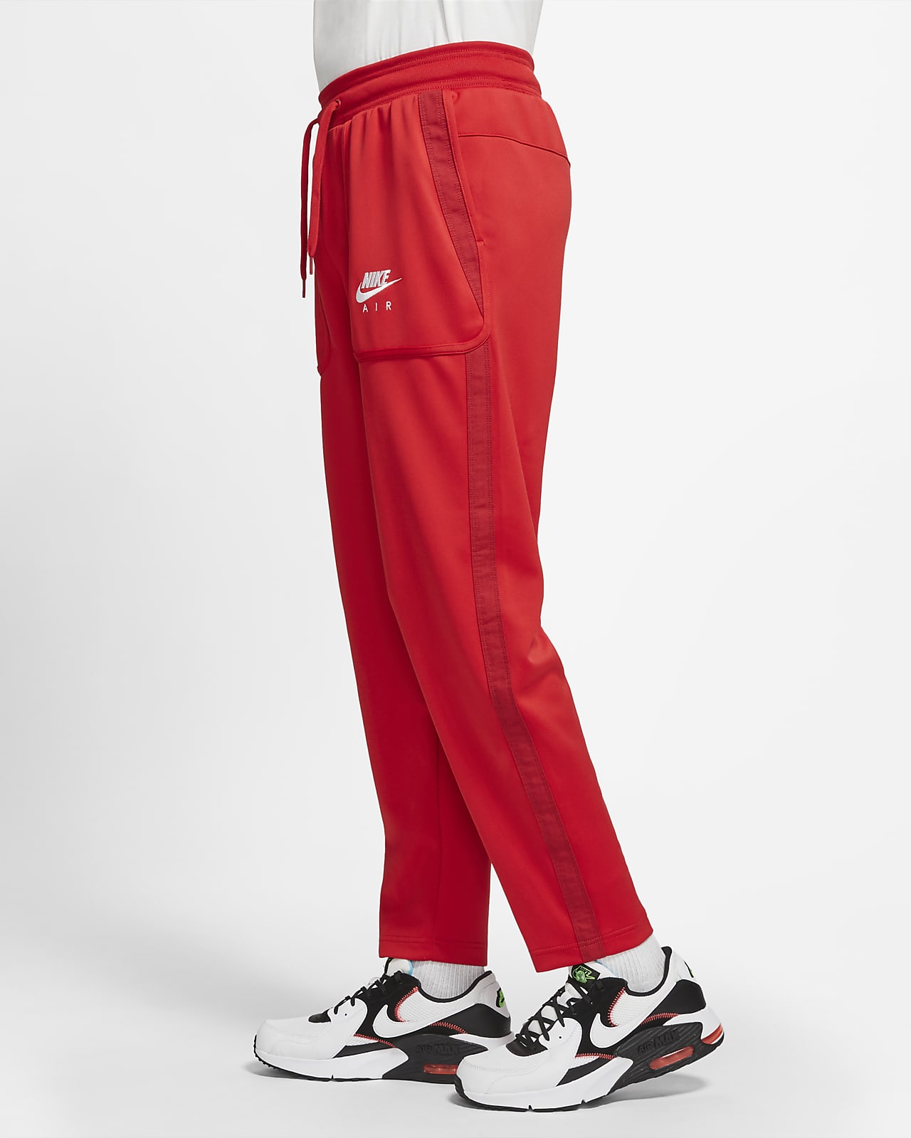 nike red trousers