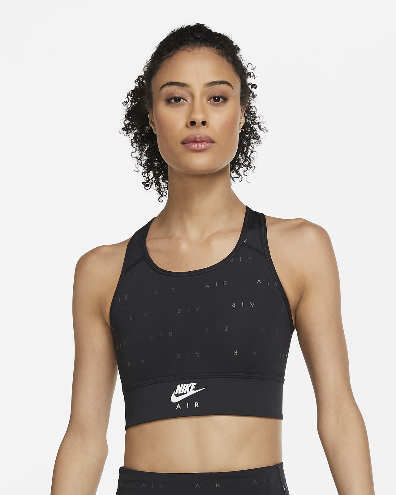 1-Piece Pad Longline Sports Bra. Nike AU