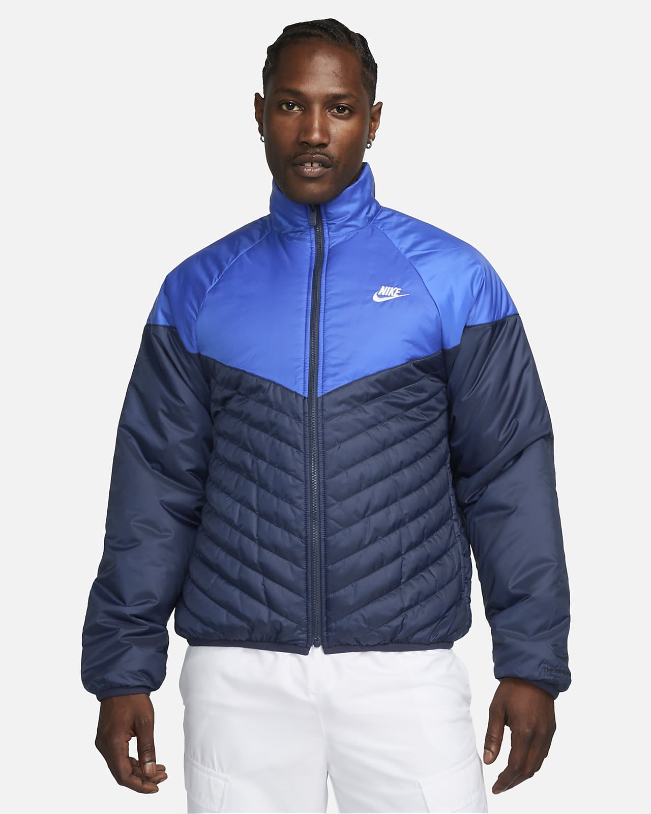 Nike windrunner blue and red on sale