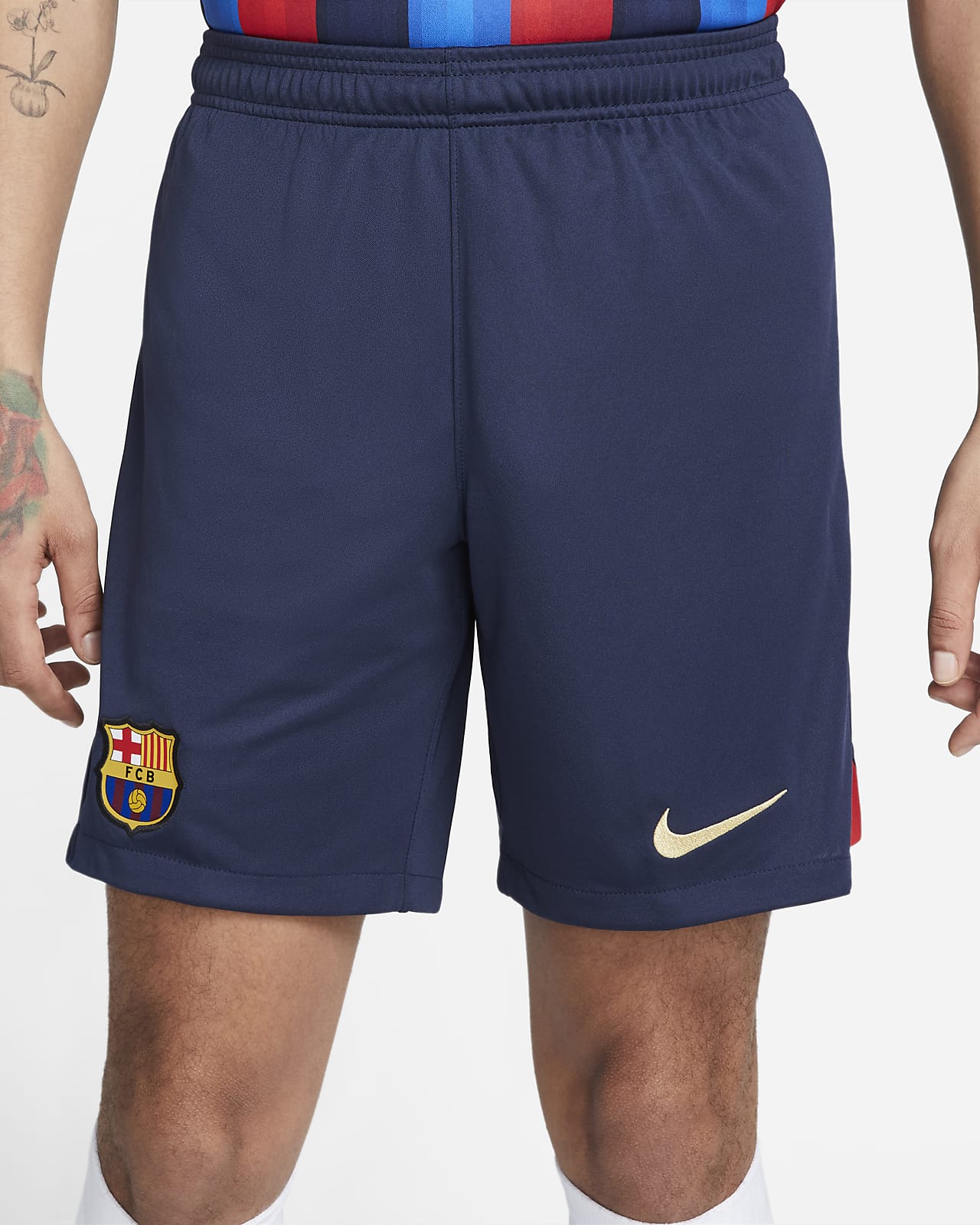 FC Barcelona 2022/23 Stadium Home Men's Nike Dri-FIT Soccer Shorts.
