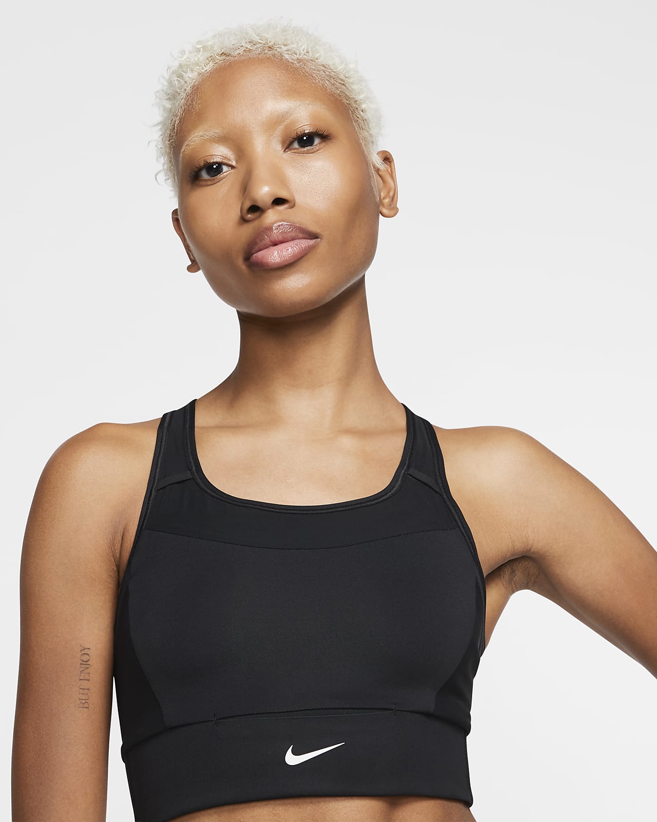nike swoosh pocket bra