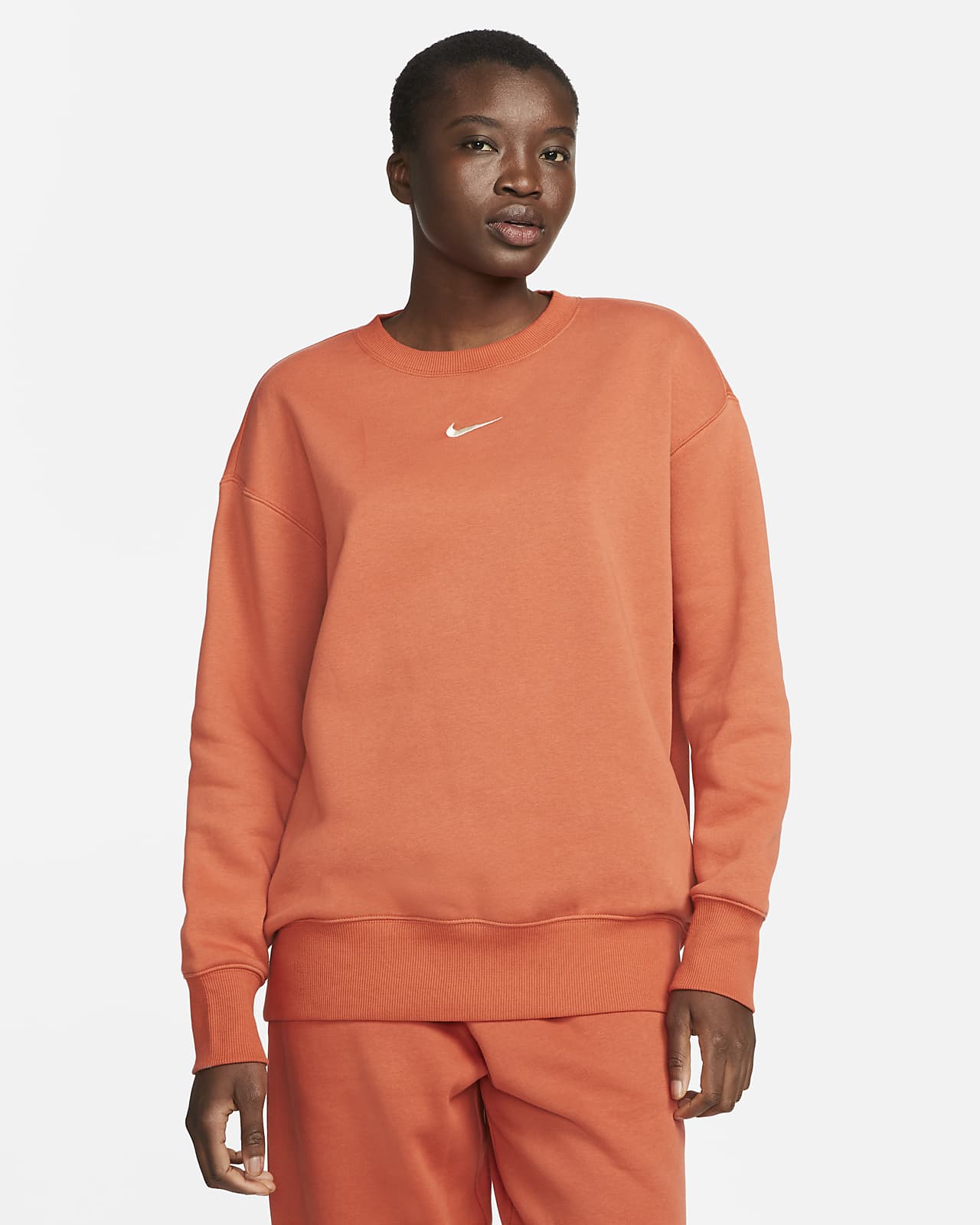 Oversized Crew-Neck Sweatshirt. Nike SI