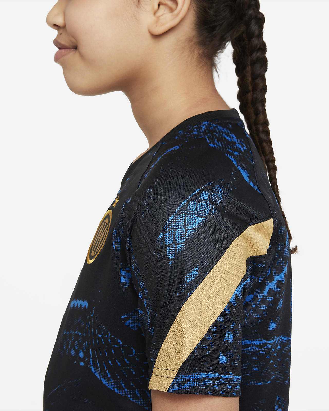 Maglia da calcio pre-partita Nike Dri-FIT Inter - Ragazzi. Nike IT