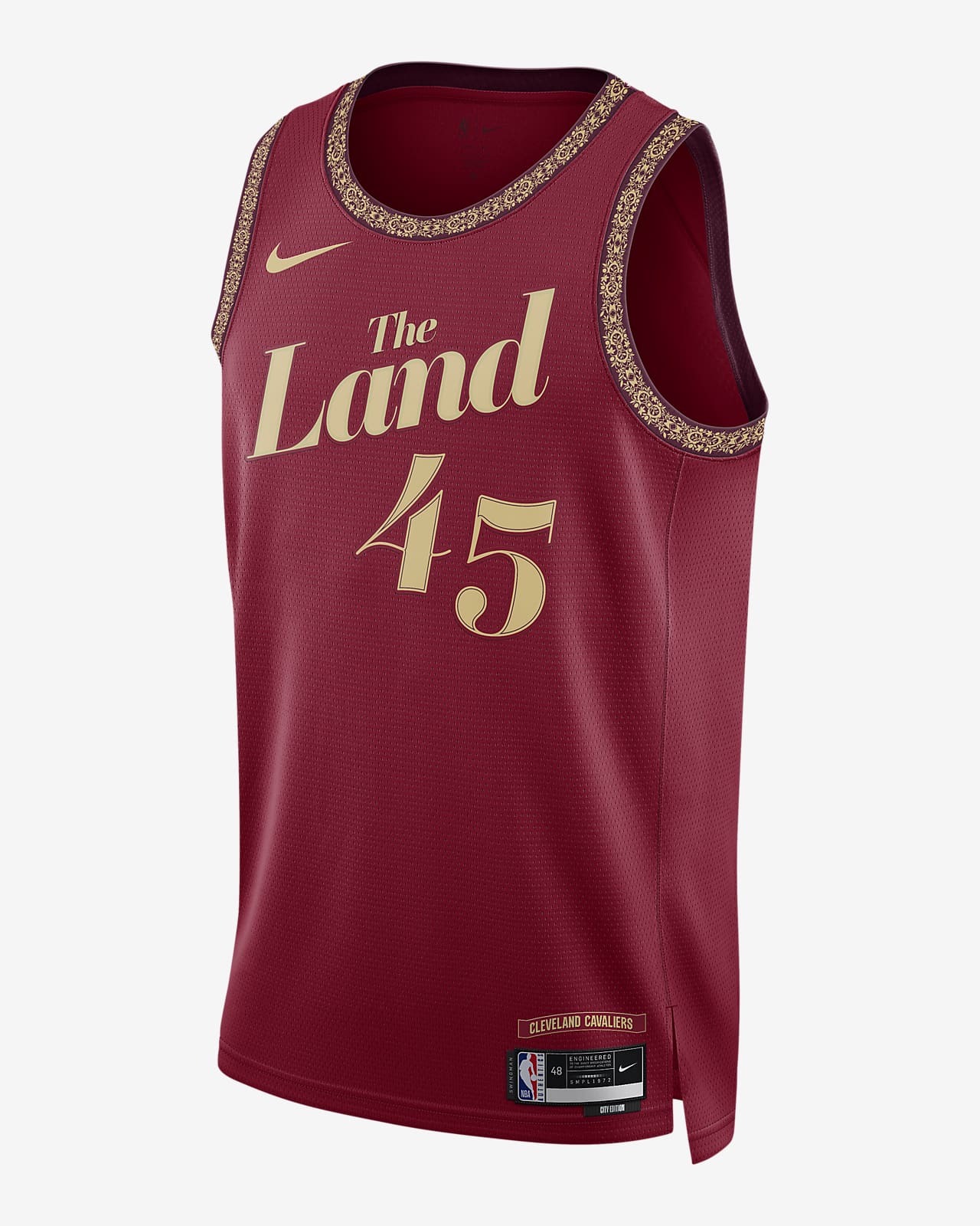 Donovan Mitchell Cleveland Cavaliers City Edition 2023/24 Nike Dri-FIT NBA Swingman-trøje til mænd