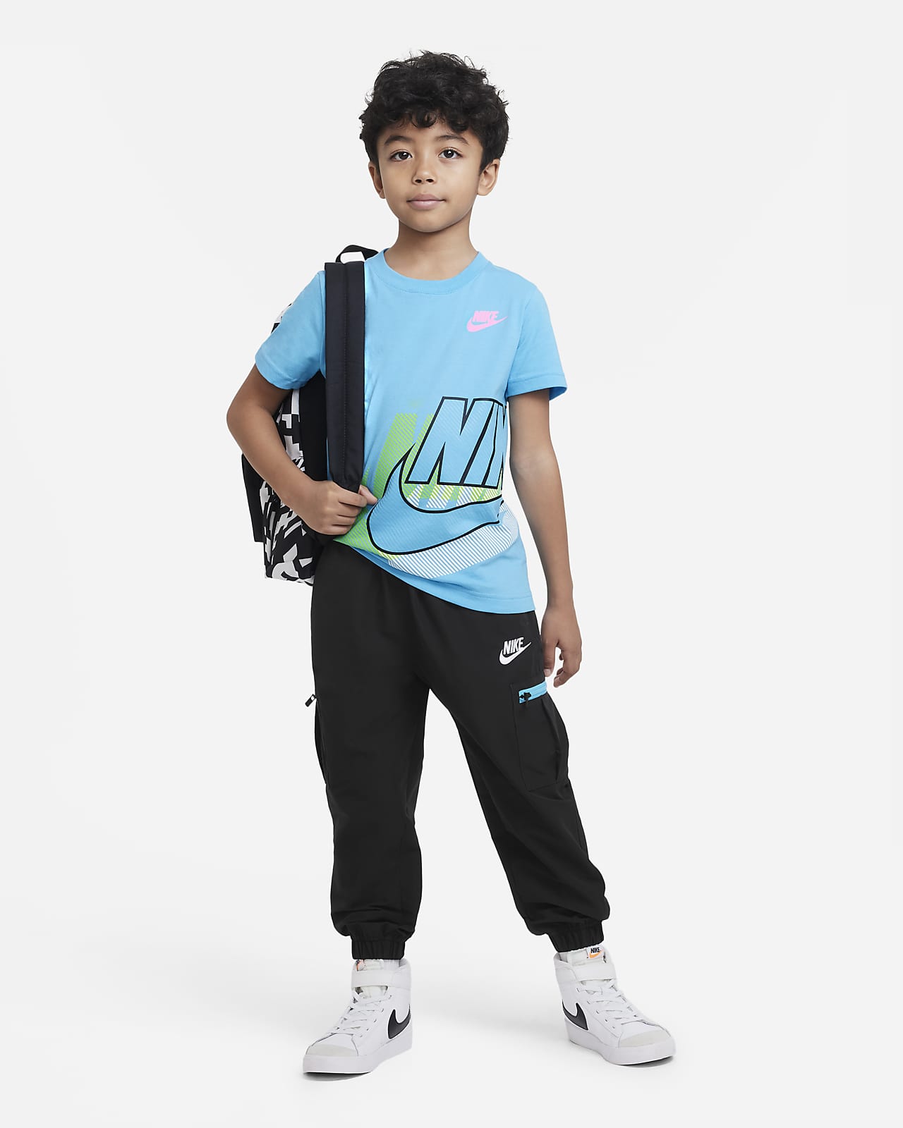 Ijdelheid vermomming Leeuw Nike Futura Sidewinder Tee Little Kids' T-Shirt. Nike.com