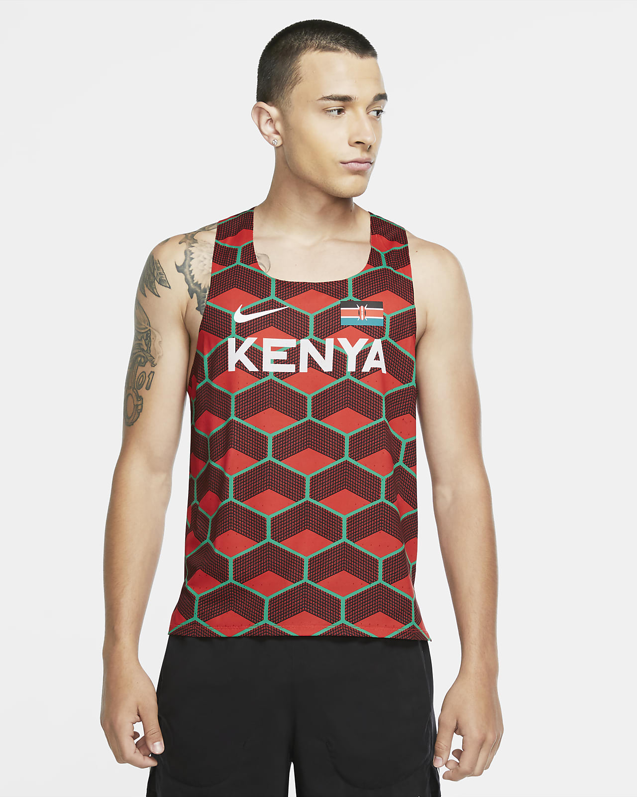Nike Dri Fit Adv Team Kenya Aeroswift Men S Running Vest Nike Be