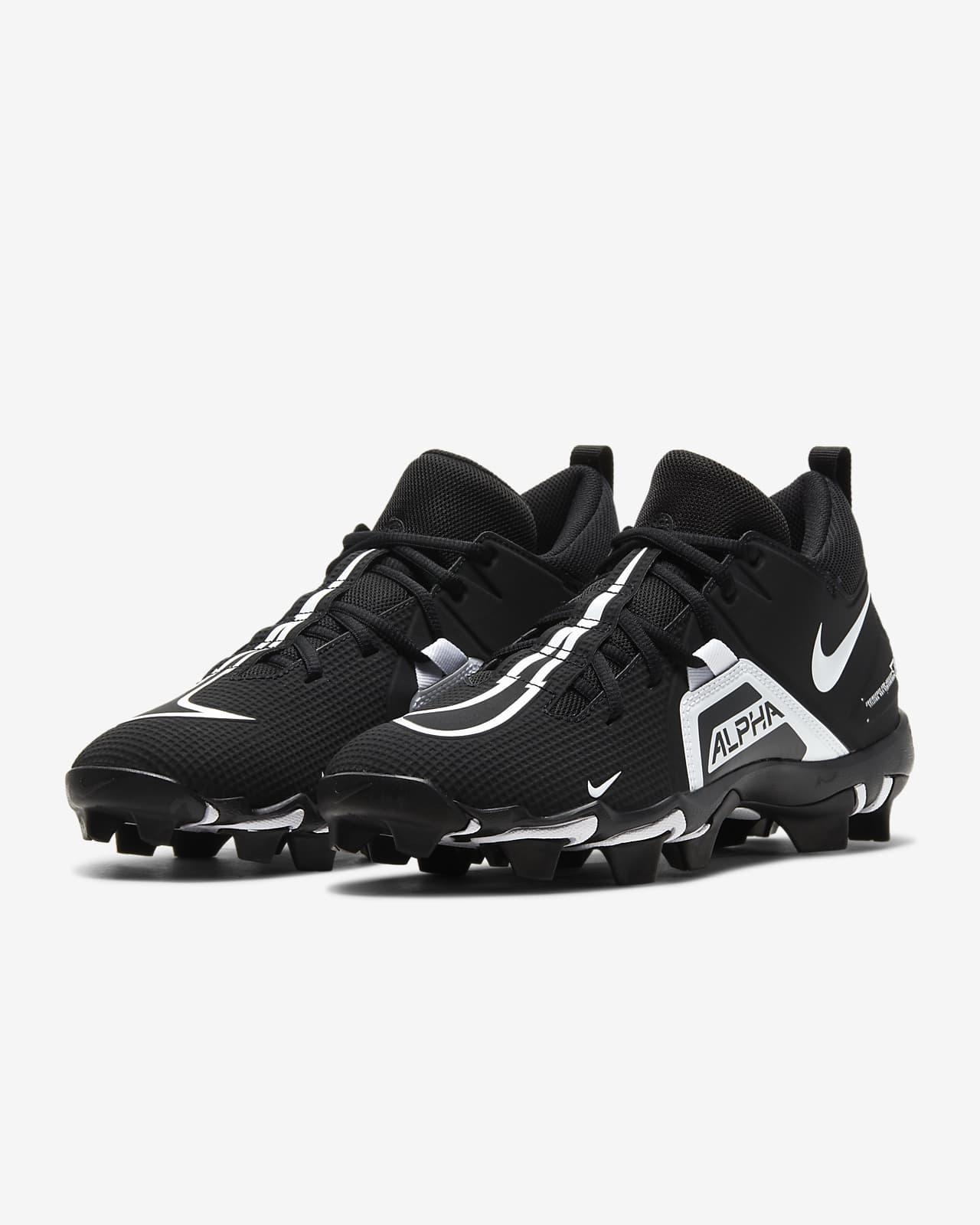 alpha football cleats