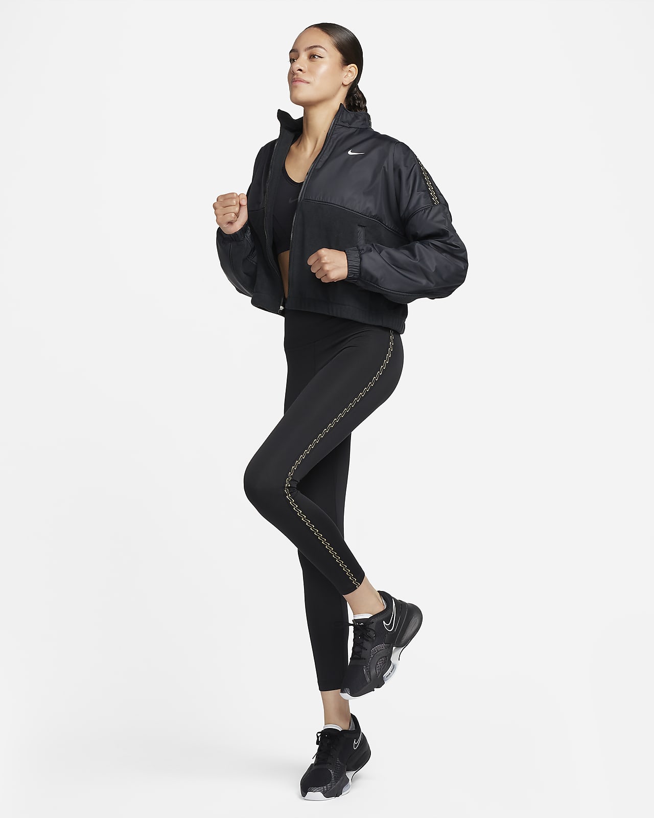 Veste à zip en tissu Fleece Nike Therma-FIT One pour femme. Nike LU