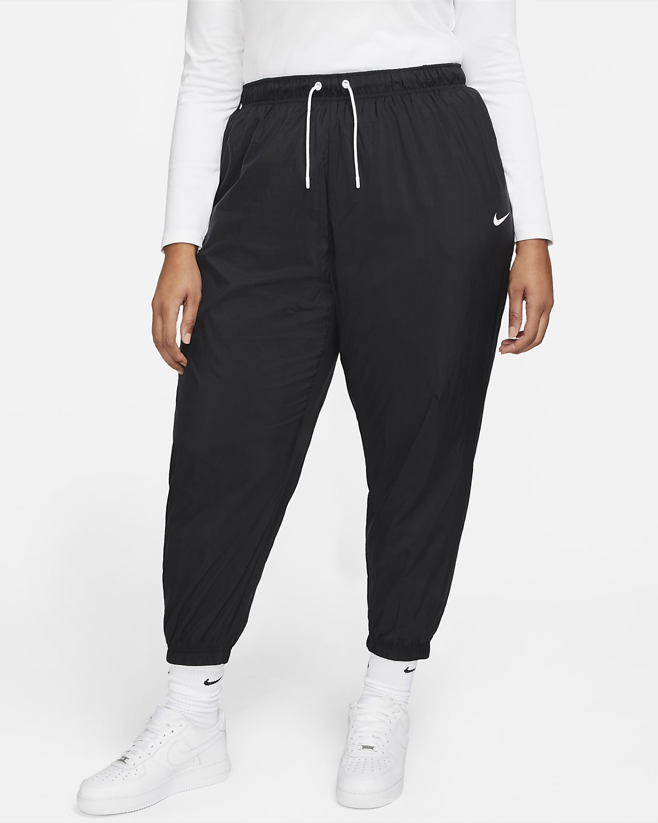 Joggers de tejido Woven oversized para mujer grande Essential. Nike.com