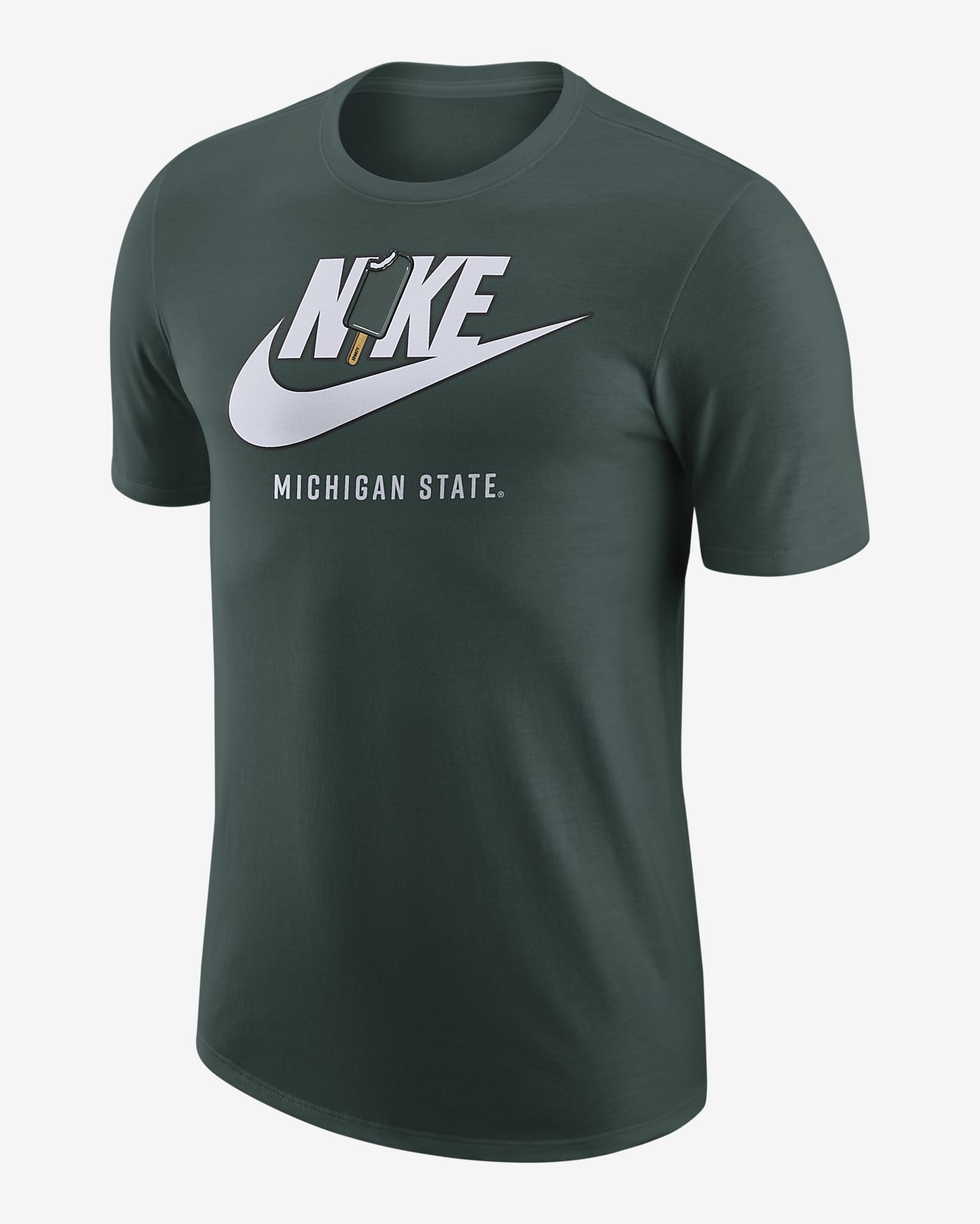 Michigan State Men's Nike College Crew-Neck T-Shirt