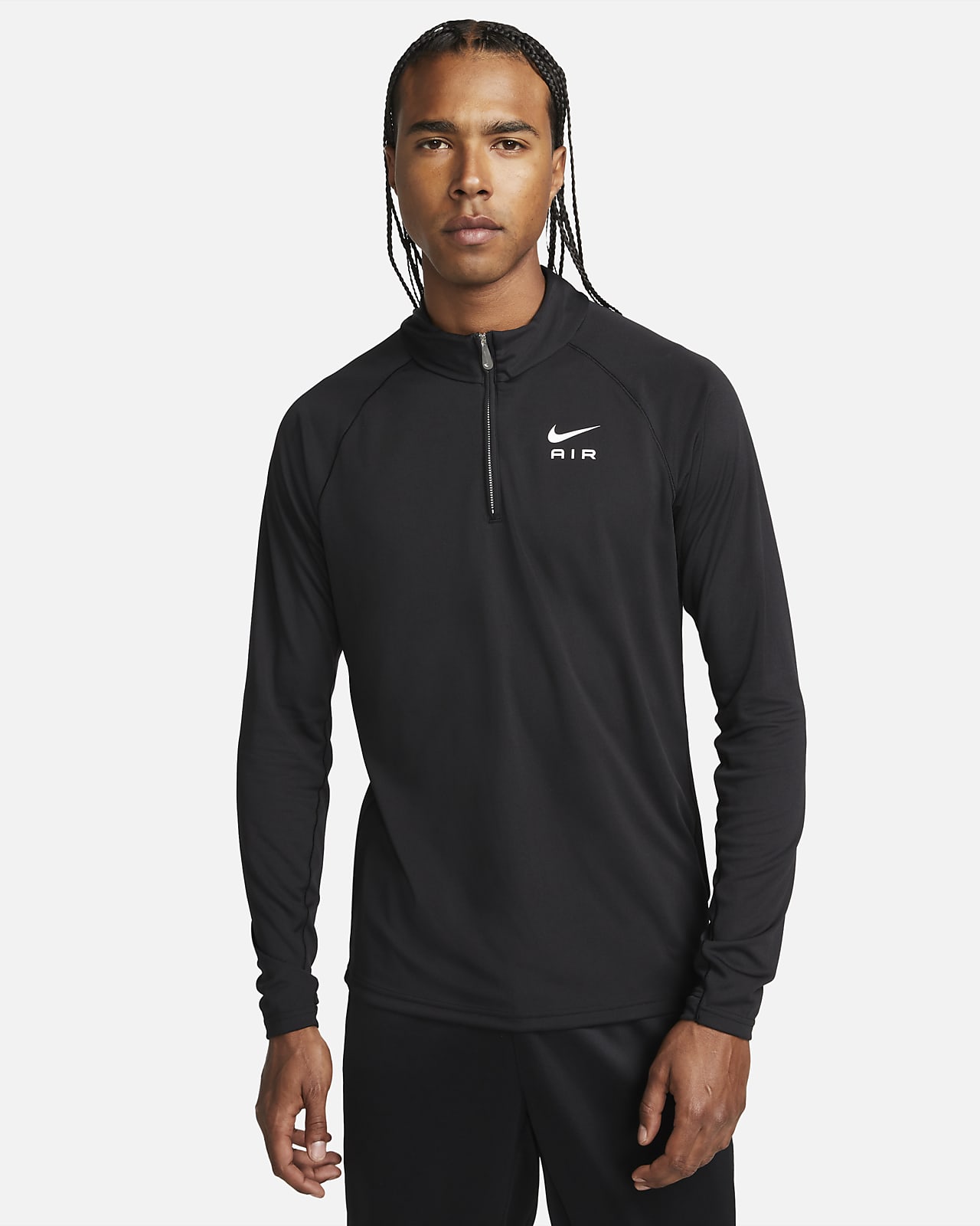 Nike Sportswear Air Polyknit-Laufoberteil mit Viertelreißverschluss für Herren