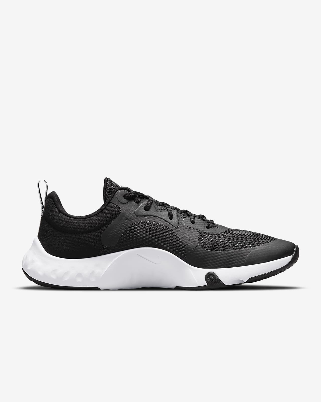 nike training renew trainers in black