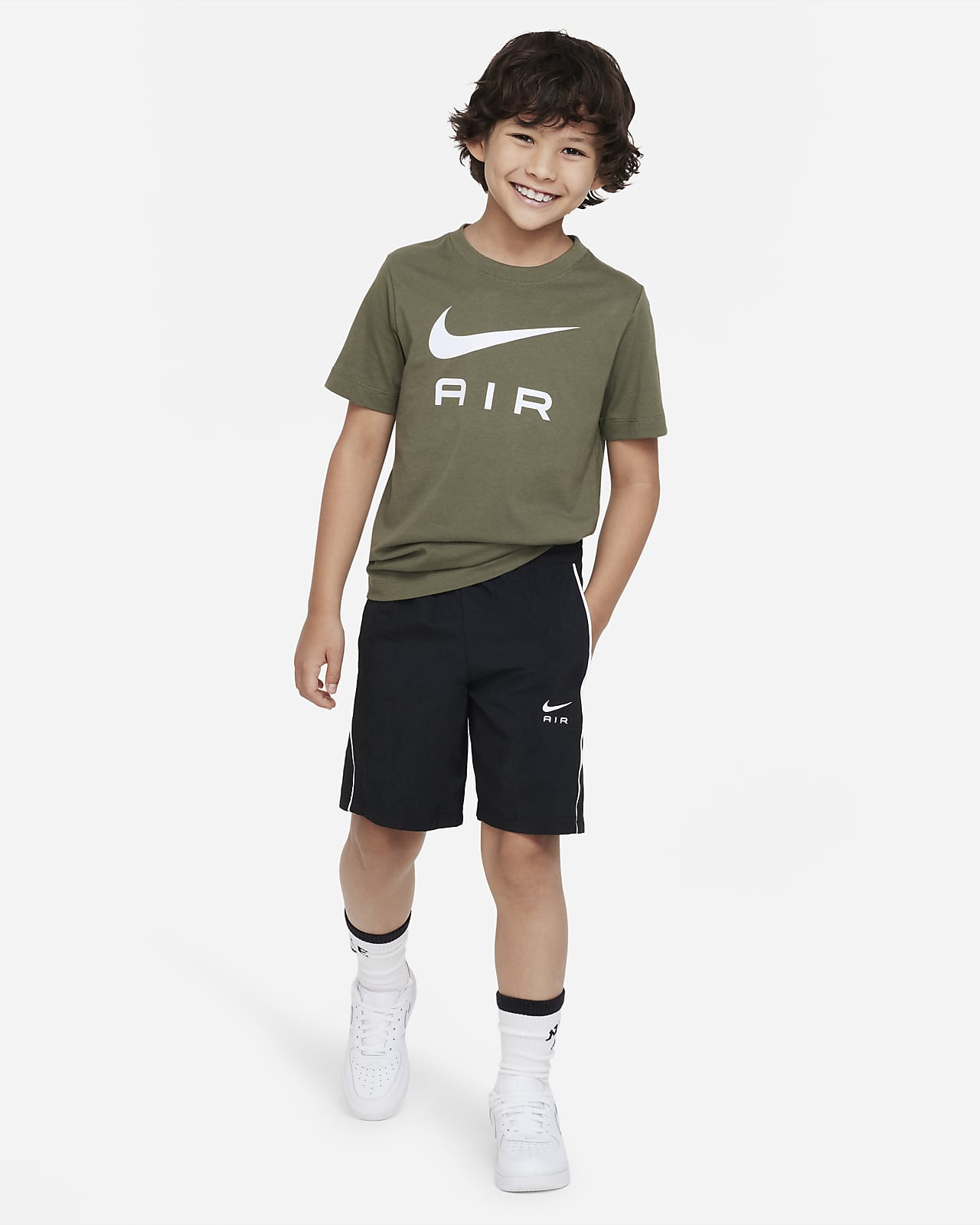 childrens nike shorts and t shirt