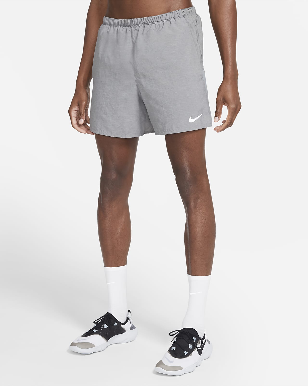 Nike Challenger Hardloopshorts met binnenbroek voor heren (13 cm)