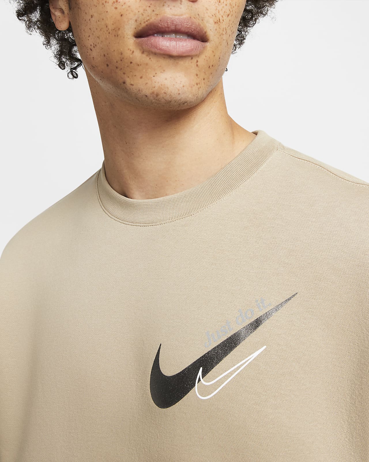 khaki sweatshirt nike